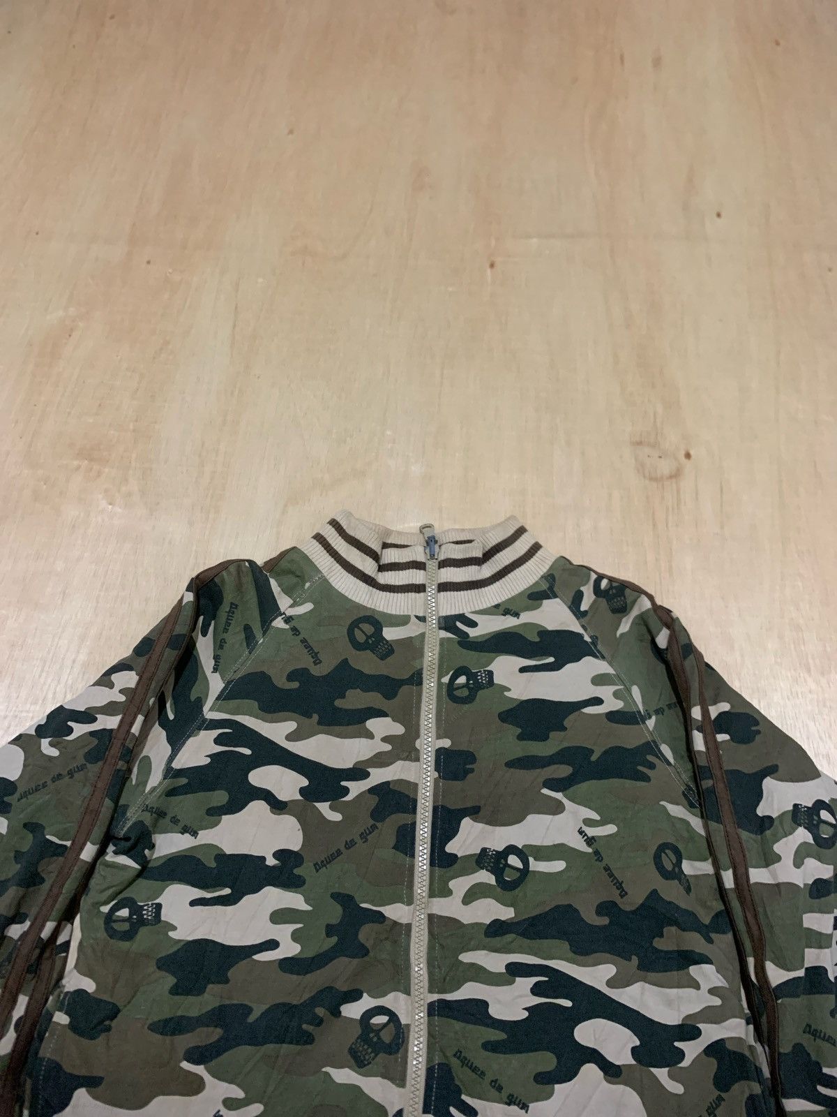 Hysteric Glamour × Japanese Brand D,Quee de gum the world skull Reversible Camo Jacket Size S / US 4 / IT 40 - 2 Thumbnail