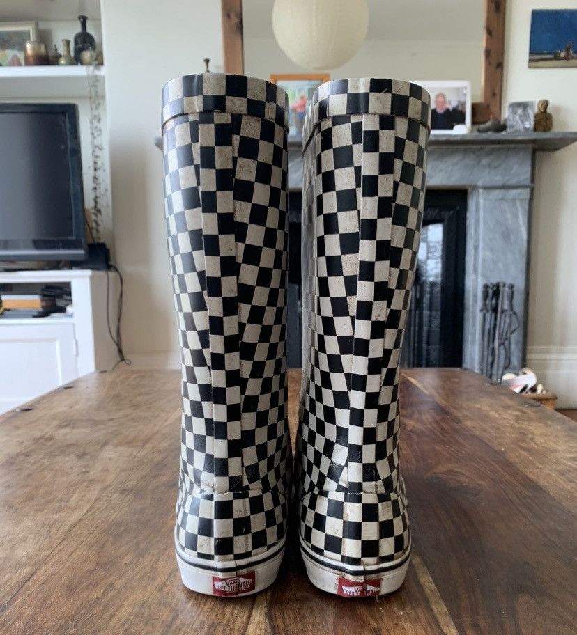 Vans Vans Checkerboard Rainfall Wellington Boots 2002 Size US 9.5 / EU 42-43 - 7 Thumbnail