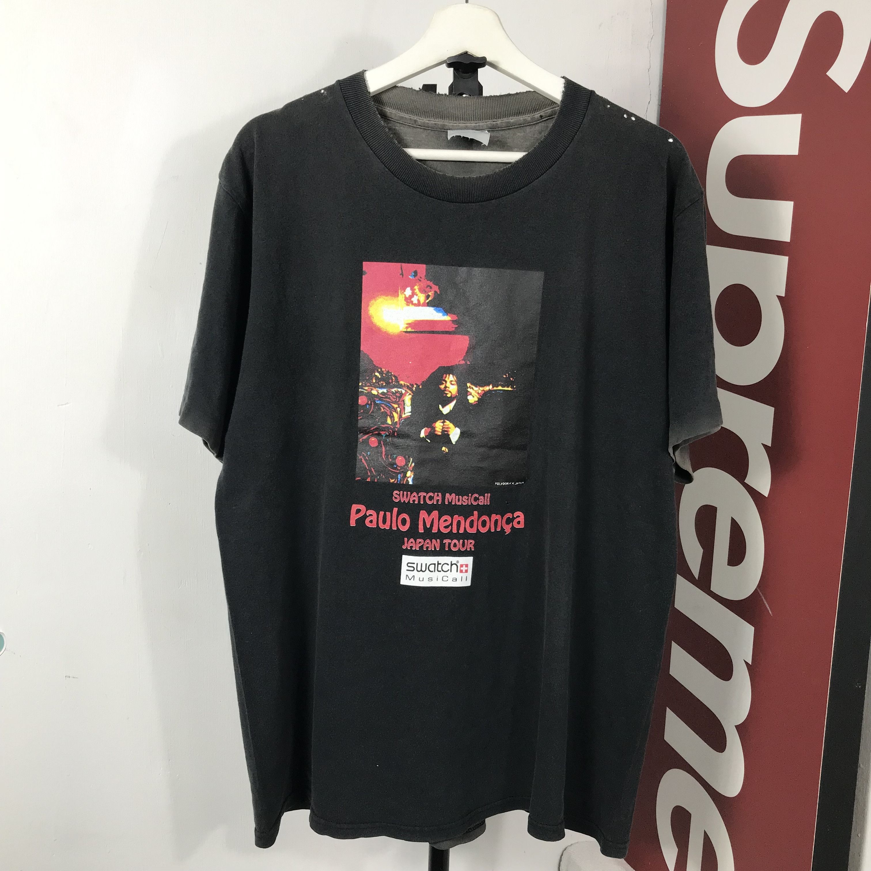Swatch 🔥RARE🔥 Vintage Swatch X PAULO MENDOCA MUSICAL Promo Shirt Size US L / EU 52-54 / 3 - 1 Thumbnail