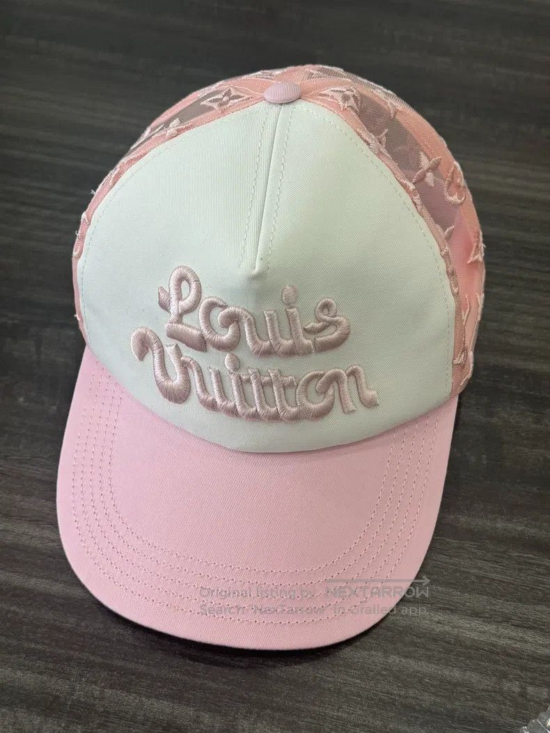 Louis Vuitton Louis Vuitton Pink mesh baseball cap Size ONE SIZE - 1 Thumbnail