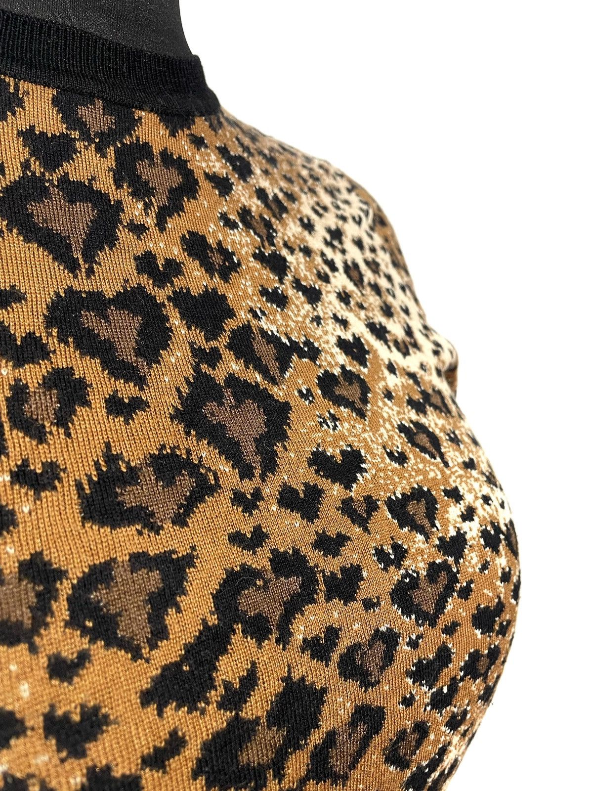 Designer × RED Valentino Red Valentino Wool & Silk Leopard Print Sweater Size S Size S / US 4 / IT 40 - 5 Thumbnail