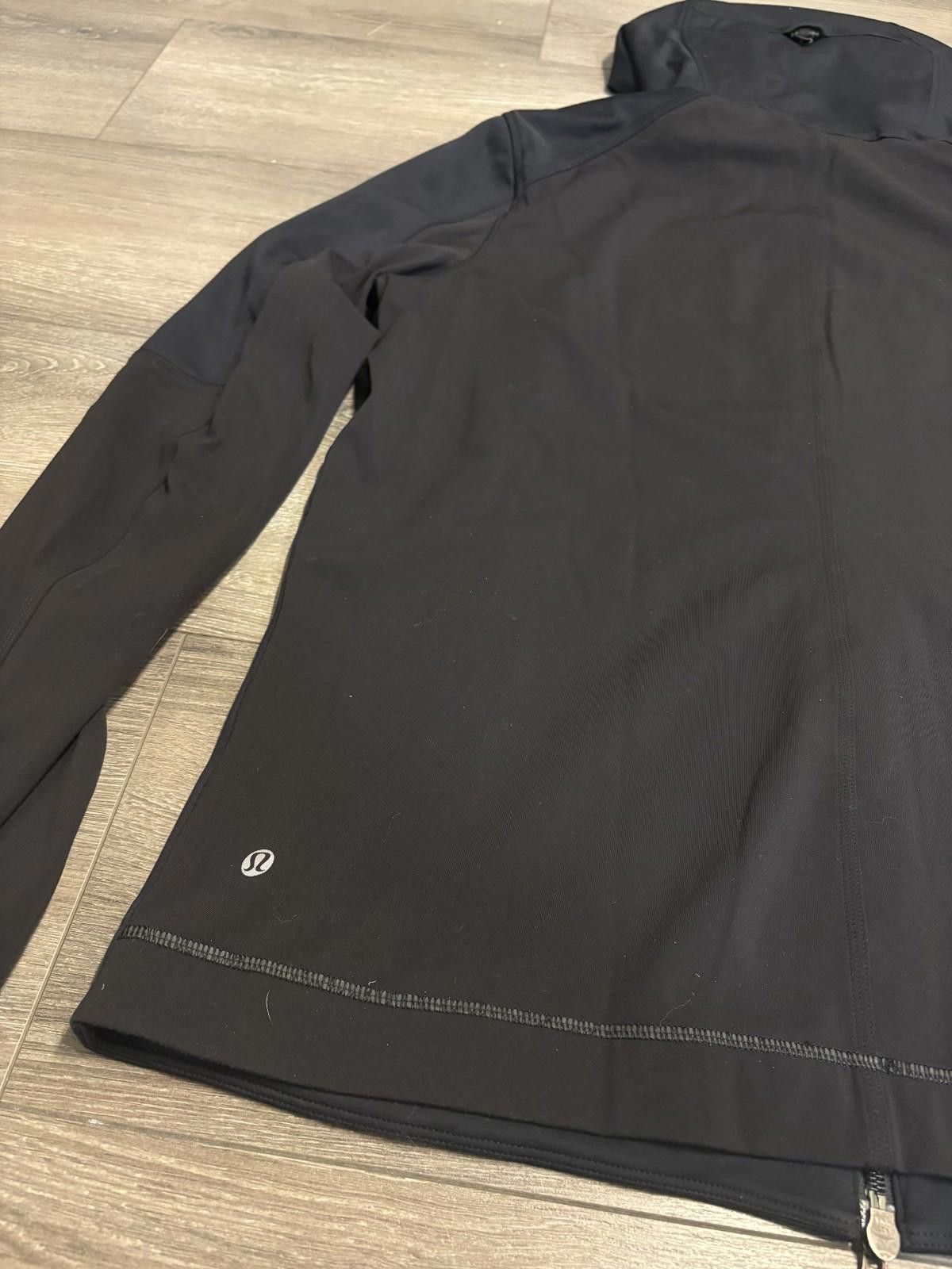 Lululemon Lululemon Full Zip Hoodie Sweatshirt Black Stretch Men’s L Size US L / EU 52-54 / 3 - 4 Thumbnail