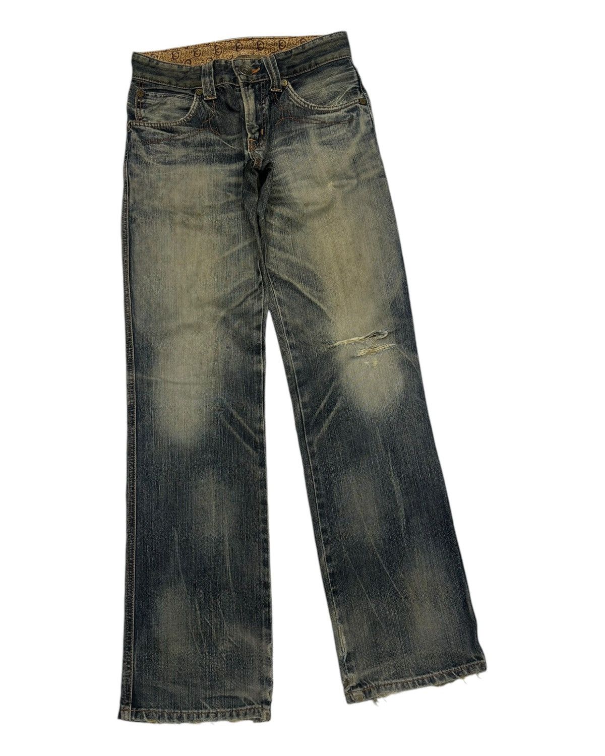 Edwin 💥RARE💥EDWIN BLUE TRIP 503 FADED DISTRESS DENIM JEANS Size US 28 / EU 44 - 3 Thumbnail