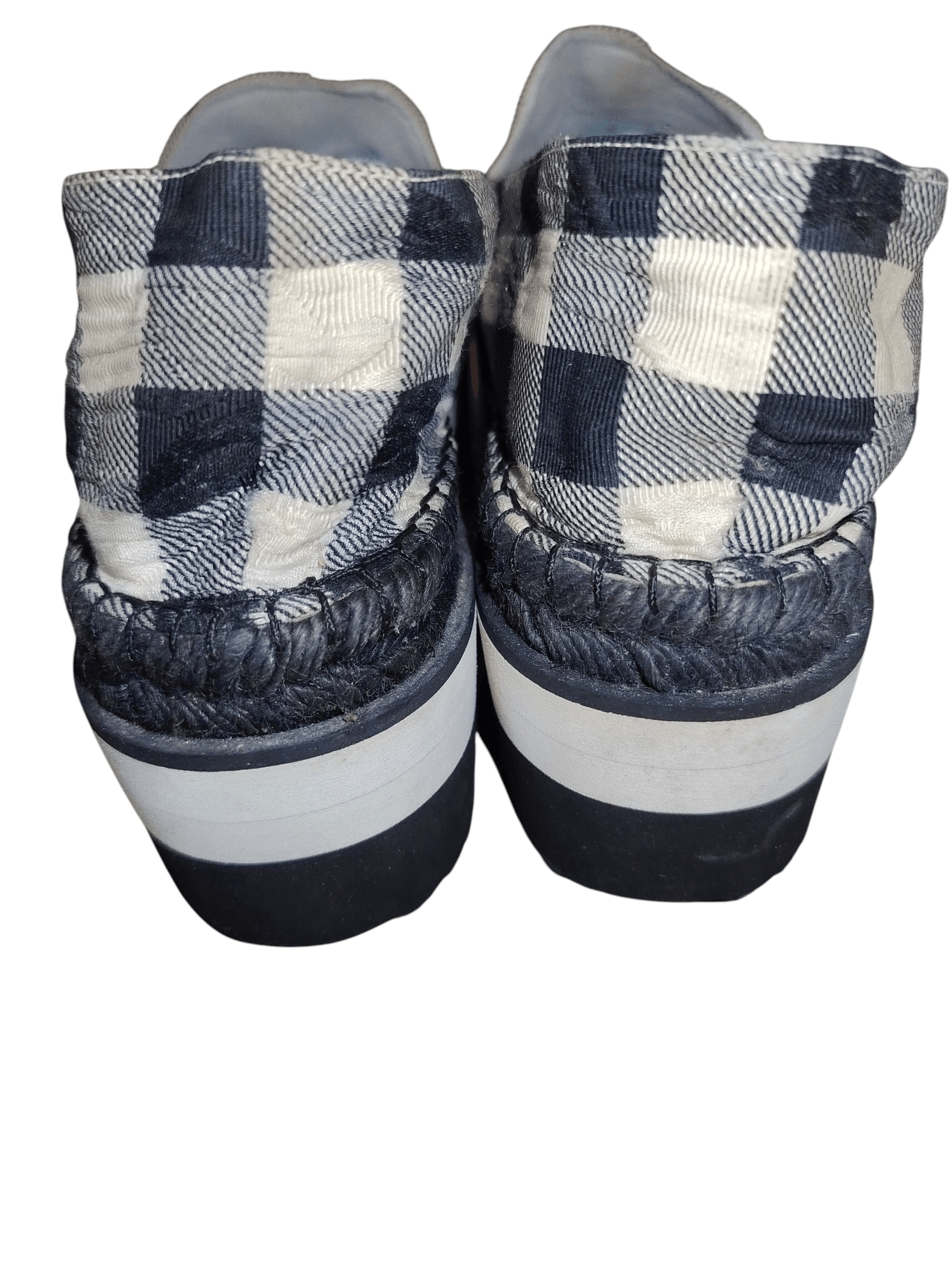 Dolce & Gabbana Dolce & Gabbana Checkered Espadrilles Platform Size US 11 / IT 41 - 5 Thumbnail