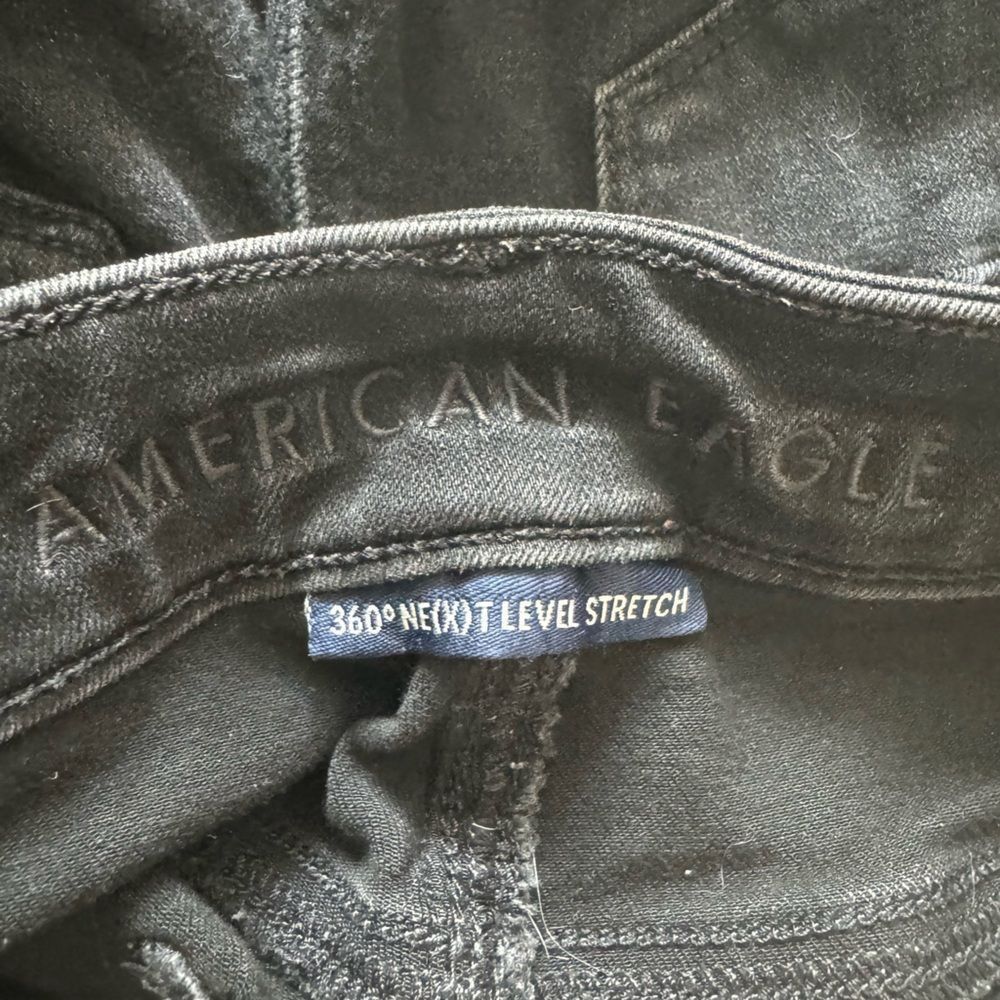 American Eagle Outfitters American Eagle SZ 4 black stretch shorts Size 27" / US 4 / IT 40 - 3 Thumbnail
