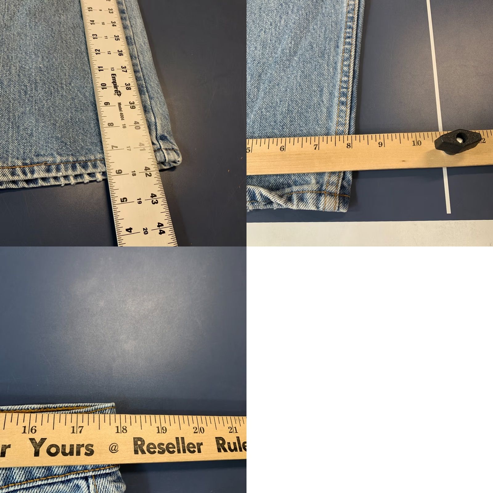 Levi's VINTAGE Levis 550 Jeans Men 36x32 Fits 35x30.5 Blue Denim Relaxed Made USA 90s Size US 36 / EU 52 - 11 Thumbnail