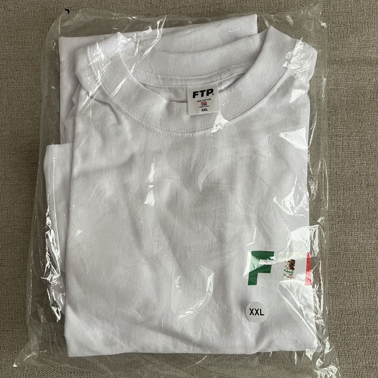 Fuck The Population FTP Mexican flag white tee Size US XXL / EU 58 / 5 - 1 Thumbnail