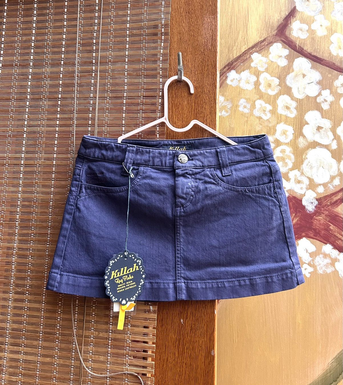 Miss Sixty Y2K Killah Miss Sixty Low-Rise Denim Mini Skirt Size S NEW Size 26" / US 2 / IT 38 - 1 Thumbnail