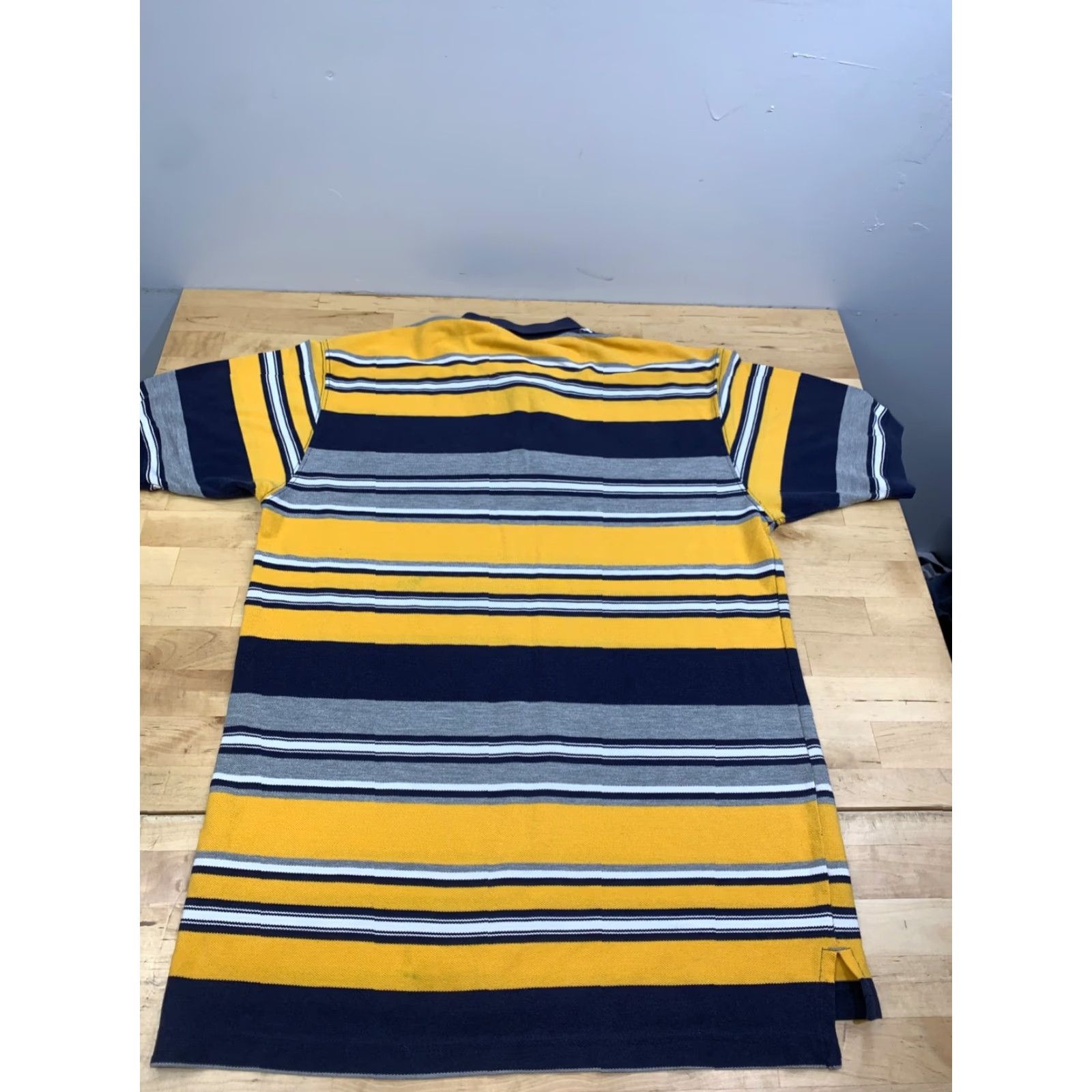Aeropostale VINTAGE Aeropostale Polo Shirt Mens M Striped Blue Yellow 12573 Polo Shirt Mens M Blue Striped Aeropostale Shirt Polo Size US M / EU 48-50 / 2 - 6 Thumbnail
