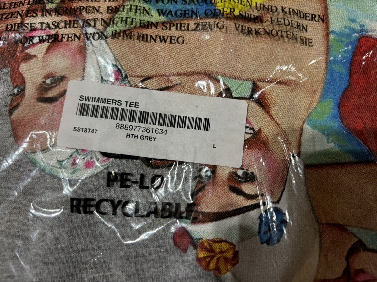 Supreme Supreme Swimmers Tee 'Heather Grey' Size L Size US L / EU 52-54 / 3 - 3 Thumbnail