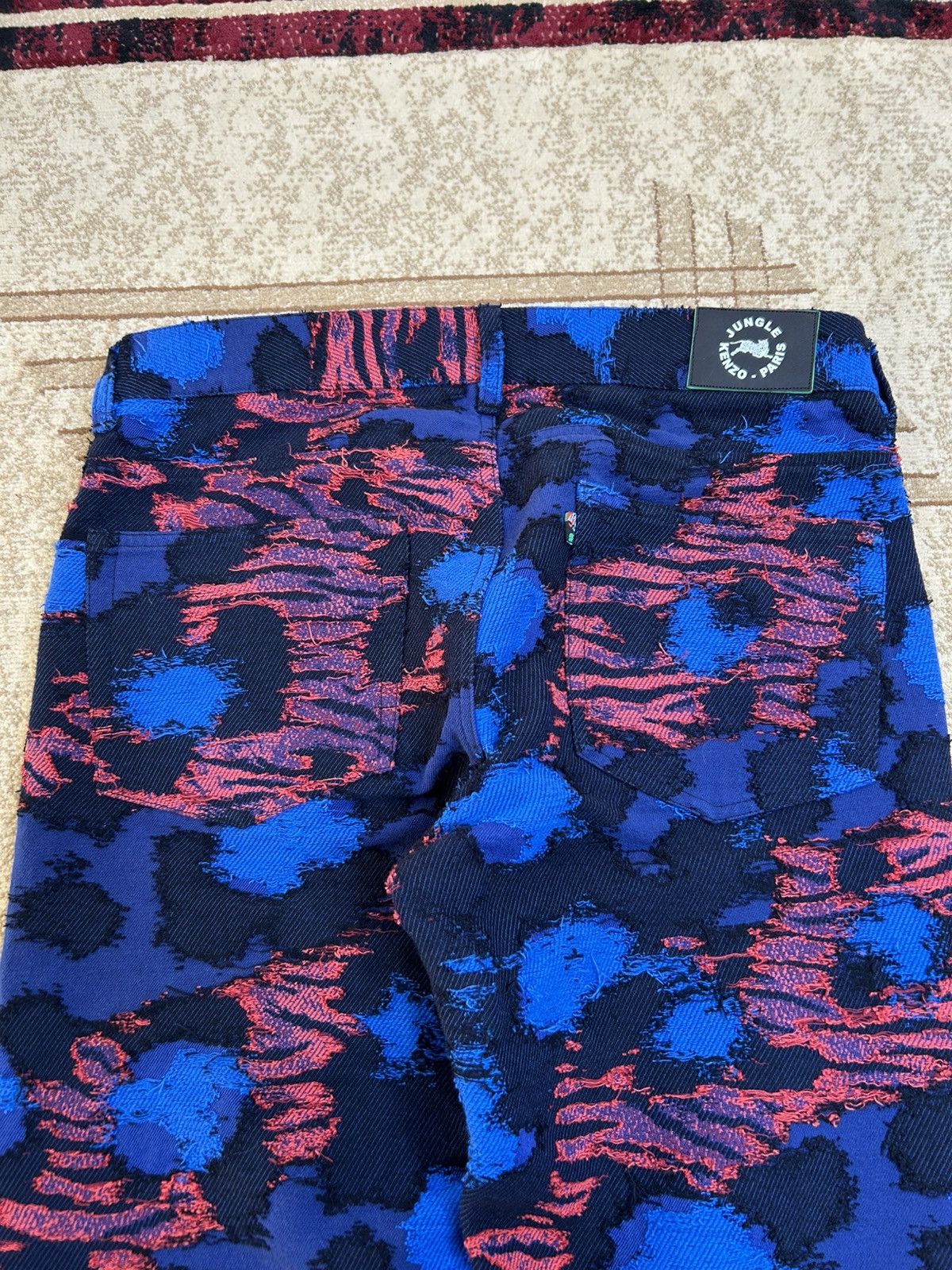 H&M × Kenzo Kenzo H&M Patchwork Jungle Denim Jeans Size US 32 / EU 48 - 3 Thumbnail