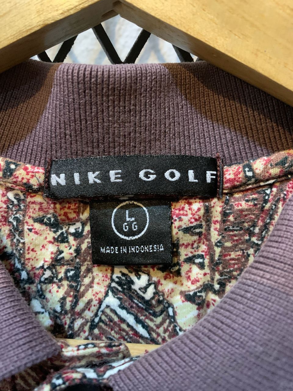 Nike Vintage Nike printed art polo shirt short sleeve size large Size US L / EU 52-54 / 3 - 4 Thumbnail