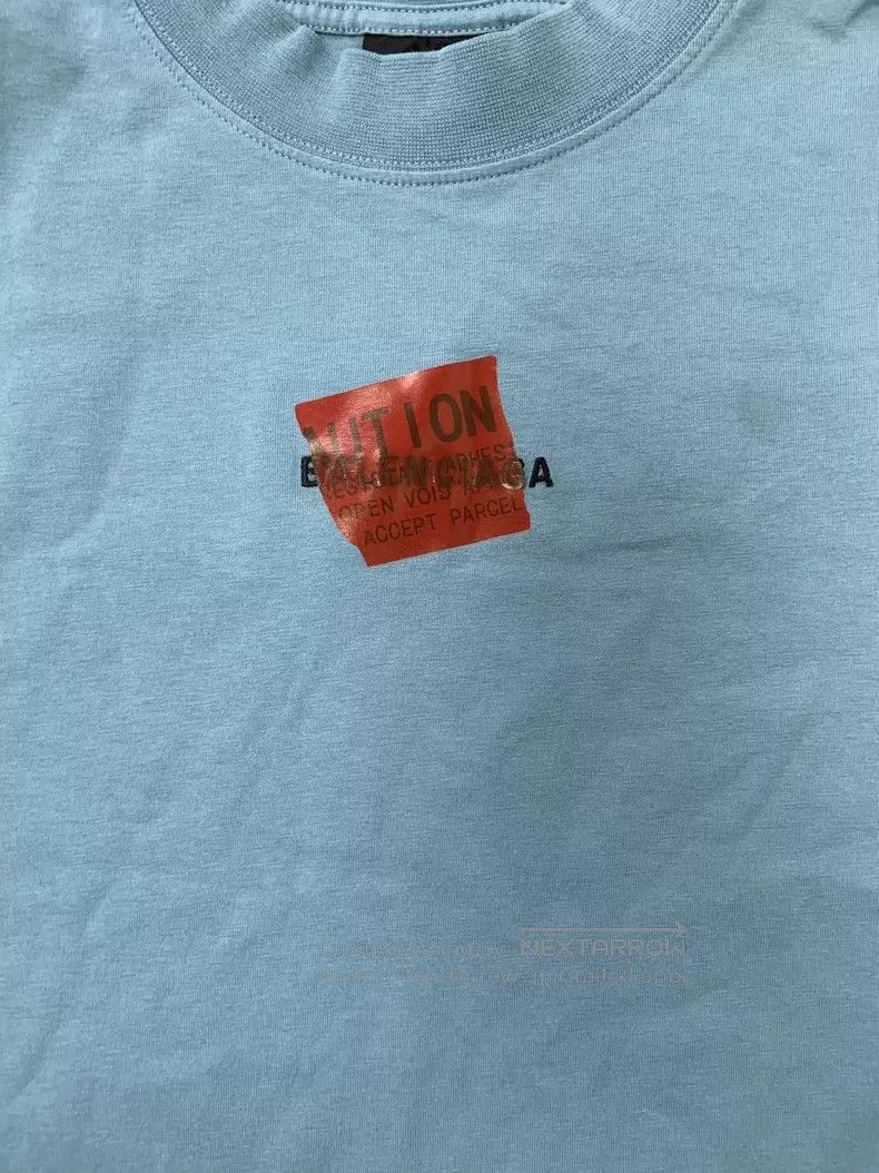 Balenciaga Balenciaga Collar Leisure Short Sleeve T-Shirt Size US XXS / EU 40 - 3 Thumbnail