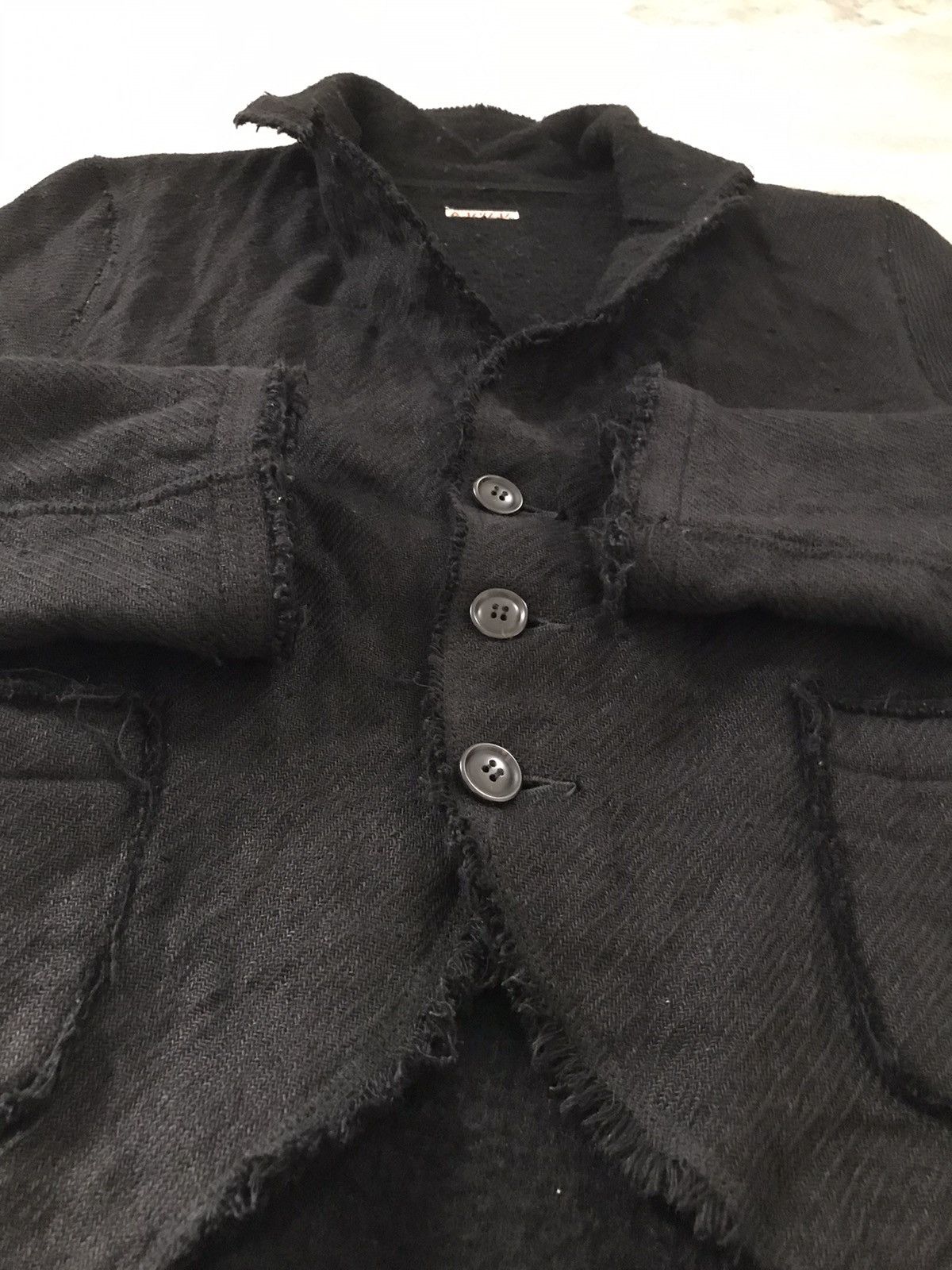 Kapital Kapital Black Wool Coat jacket Size US S / EU 44-46 / 1 - 5 Thumbnail
