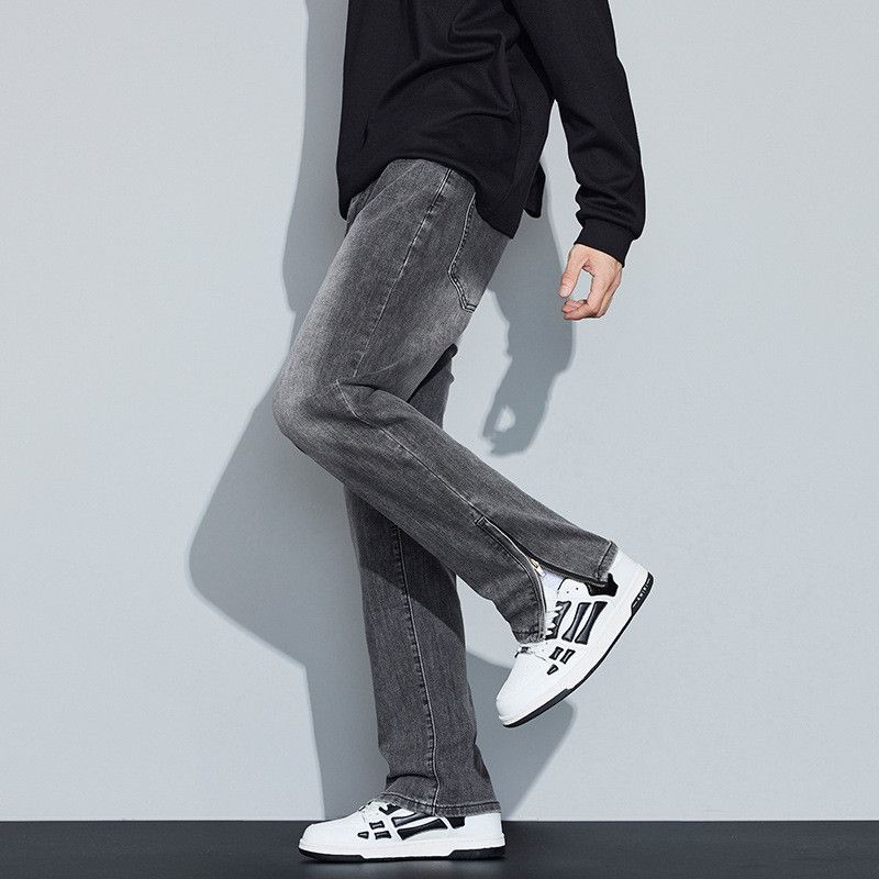 Vintage American retro street loose casual straight jeans for men Size US 32 / EU 48 - 5 Thumbnail