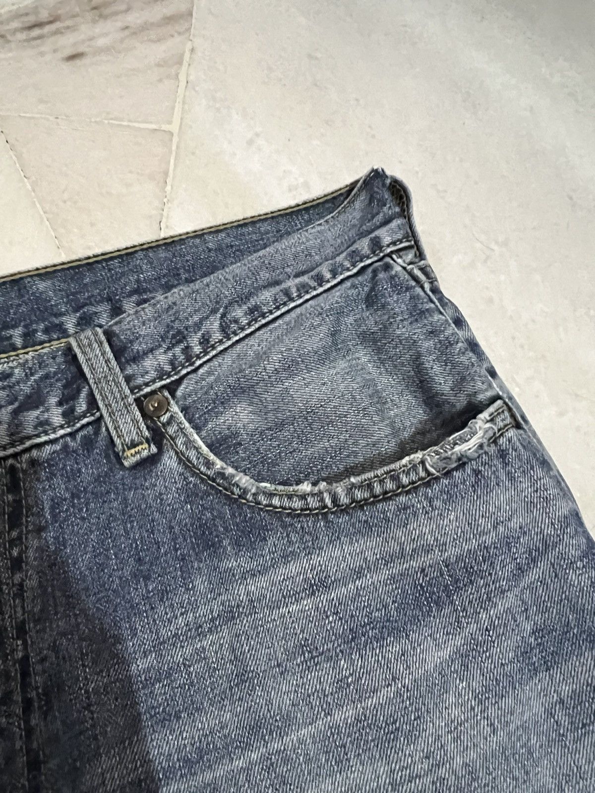 Levi's × Levi's Vintage Clothing 🌈Vintage Levis 502 Distress Light Wash Jean Japan Size US 32 / EU 48 - 8 Thumbnail