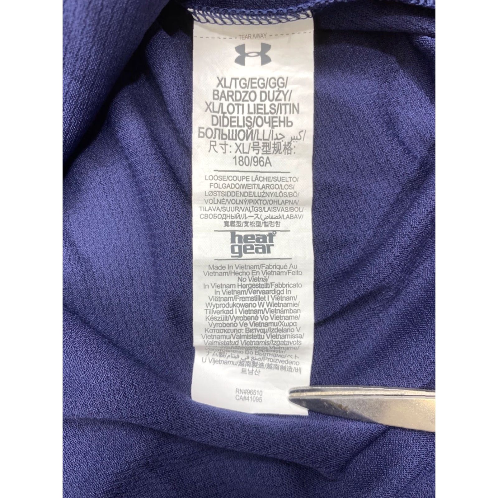 Under Armour Under Armour Polo HeatGear XL Blue Golf Stretch Short Sleeve Men Polo Shirts Size US XL / EU 56 / 4 - 4 Thumbnail