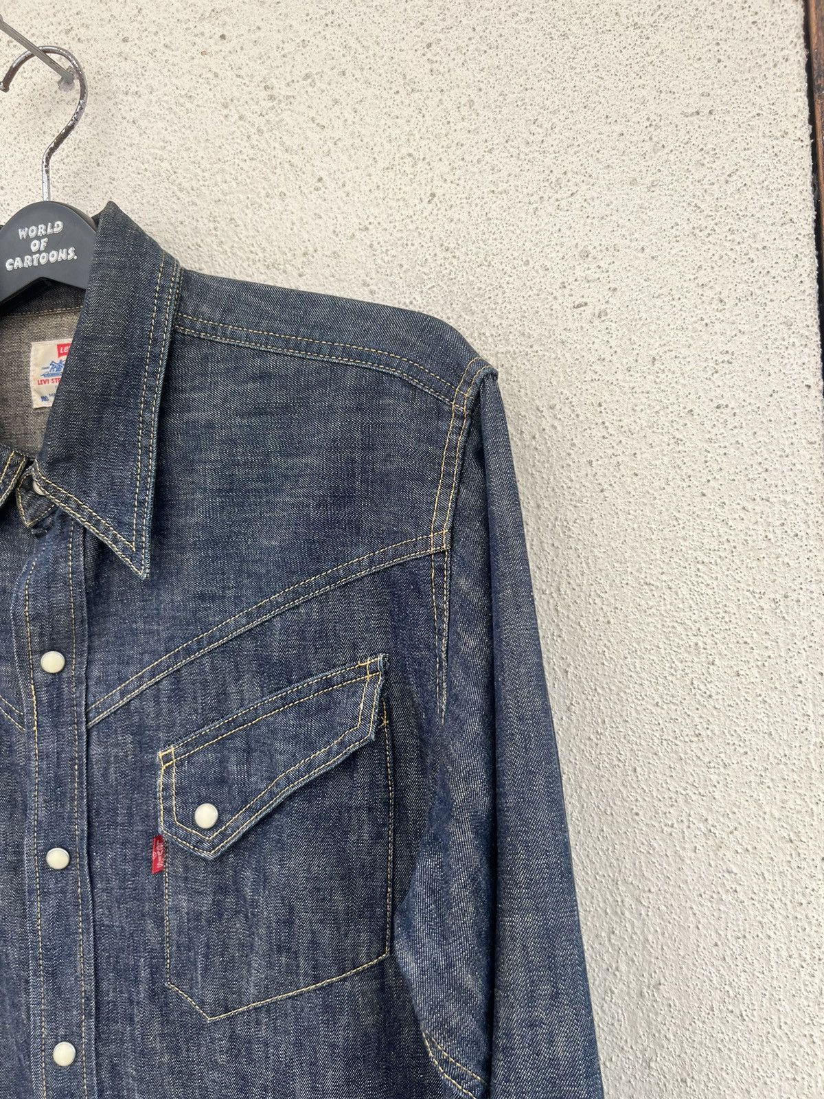 Levi's Vintage 1998 Levi’s Mud Denim Western Shirt Slant Pocket Size US L / EU 52-54 / 3 - 8 Thumbnail