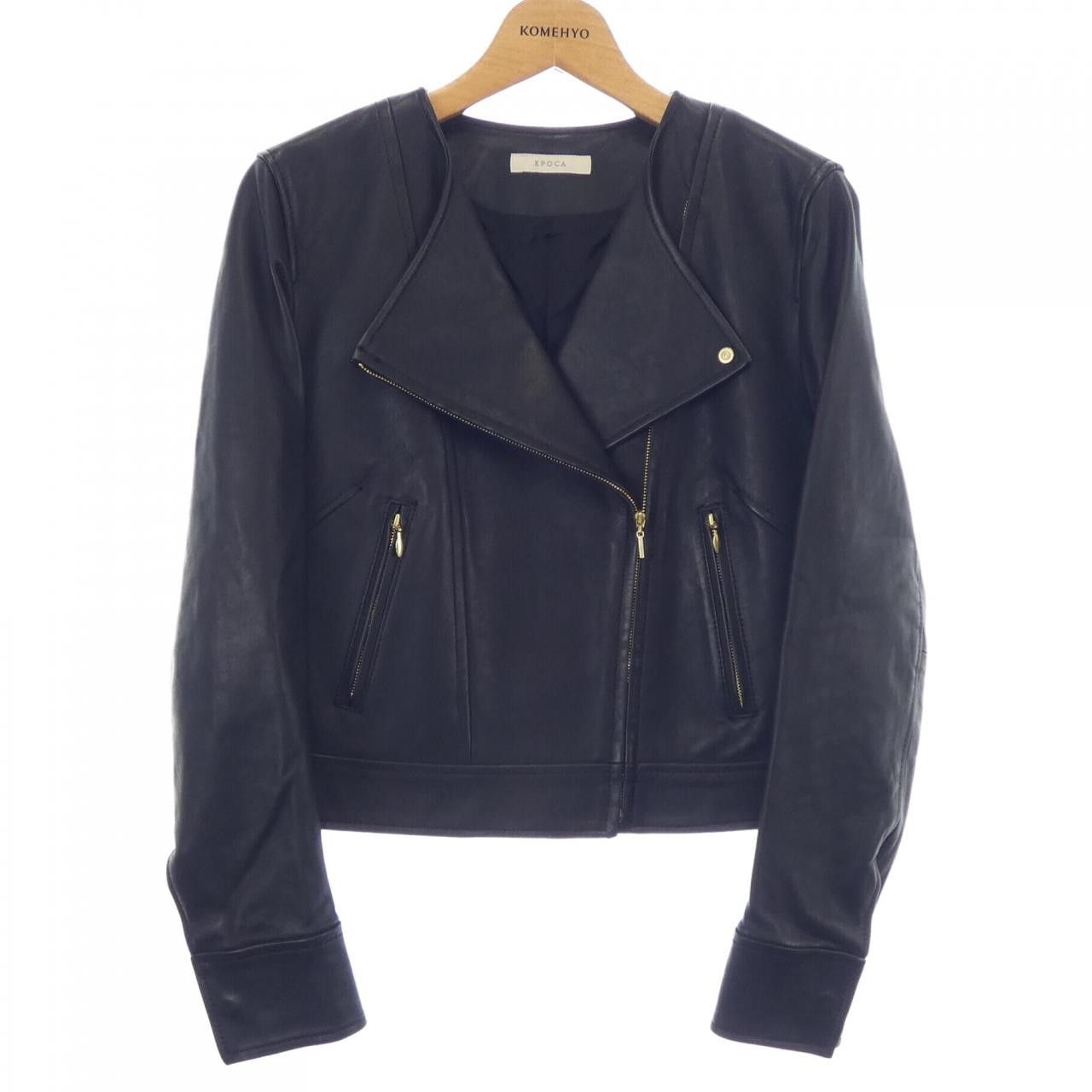 Other Other EPOCA Leather Riders Jacket Leather Outerwear DUTY FREE for USA Size ONE SIZE - 1 Thumbnail