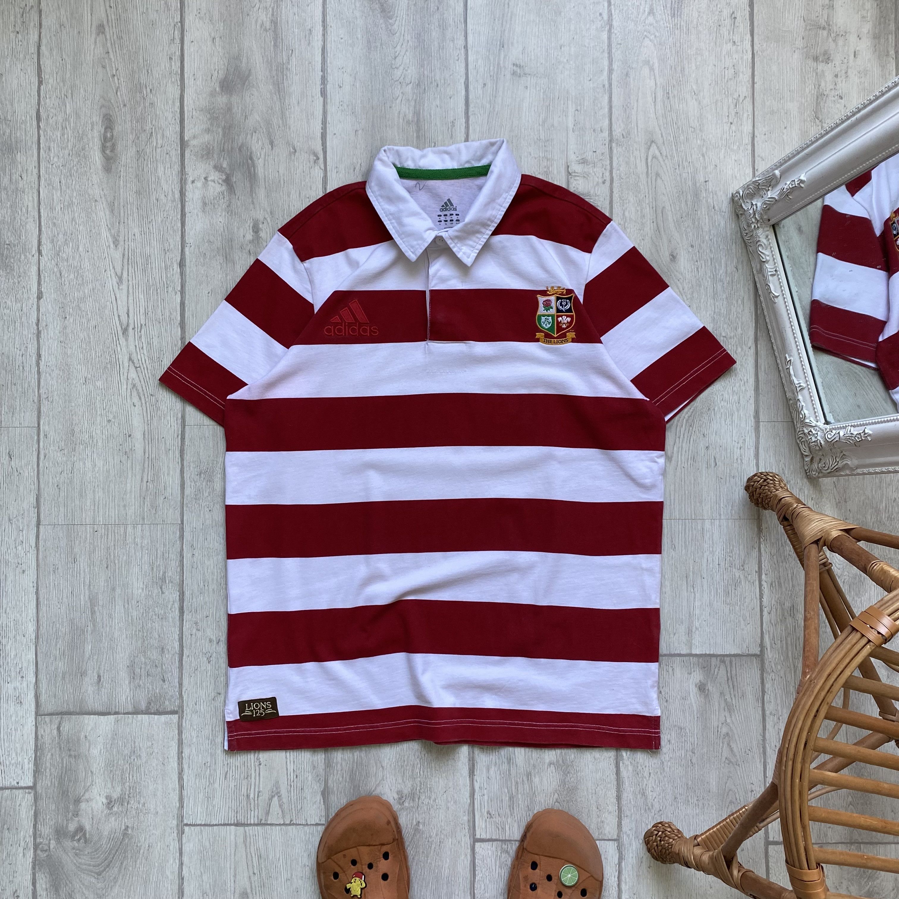 Adidas England Rugby League Vintage Vintage Adidas British Irish Lions Polo heavy tee rugby Grailed