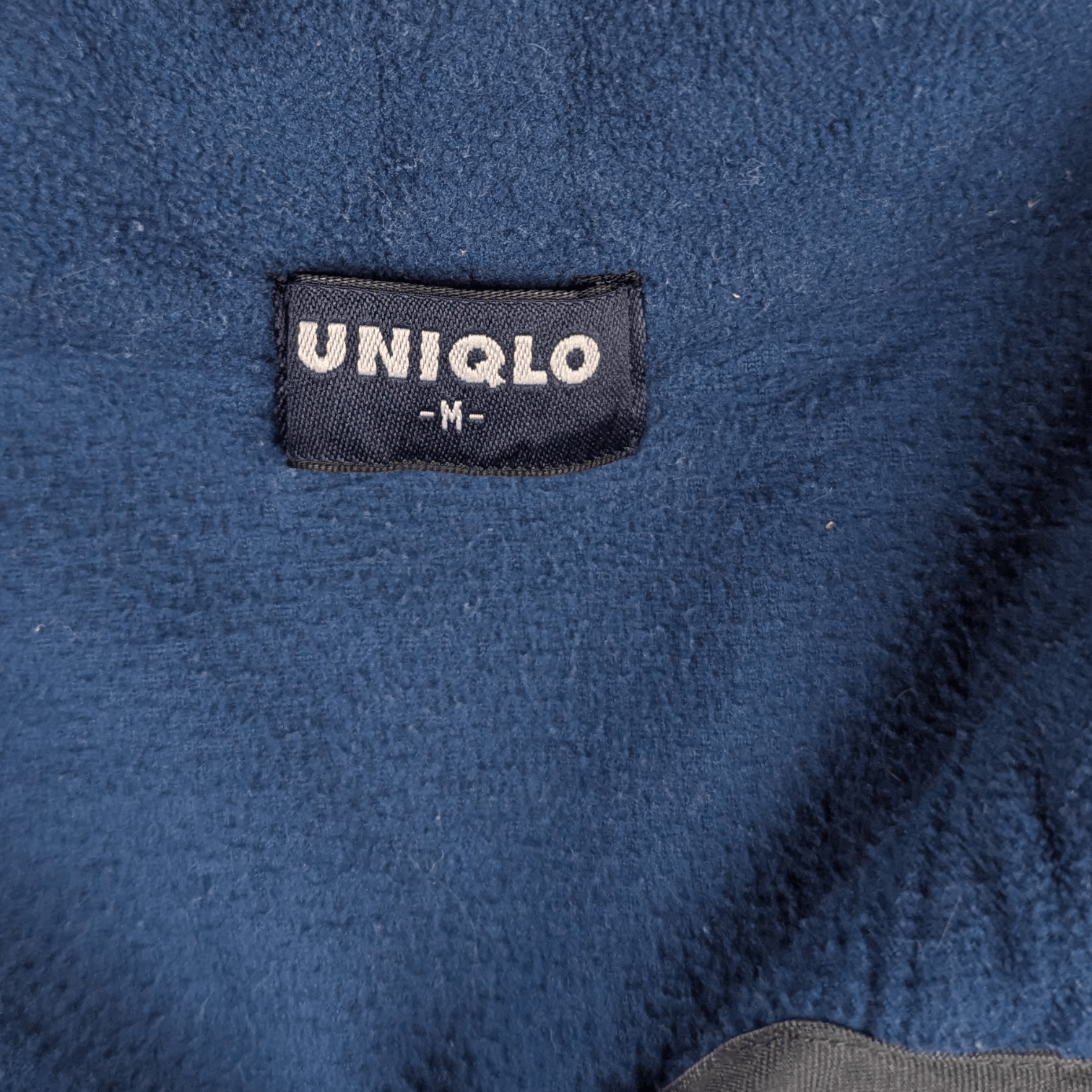 Uniqlo 90's UNIQLO Blue Blank Plain Jumper Fleece Sweatshirt Size US M / EU 48-50 / 2 - 9 Thumbnail