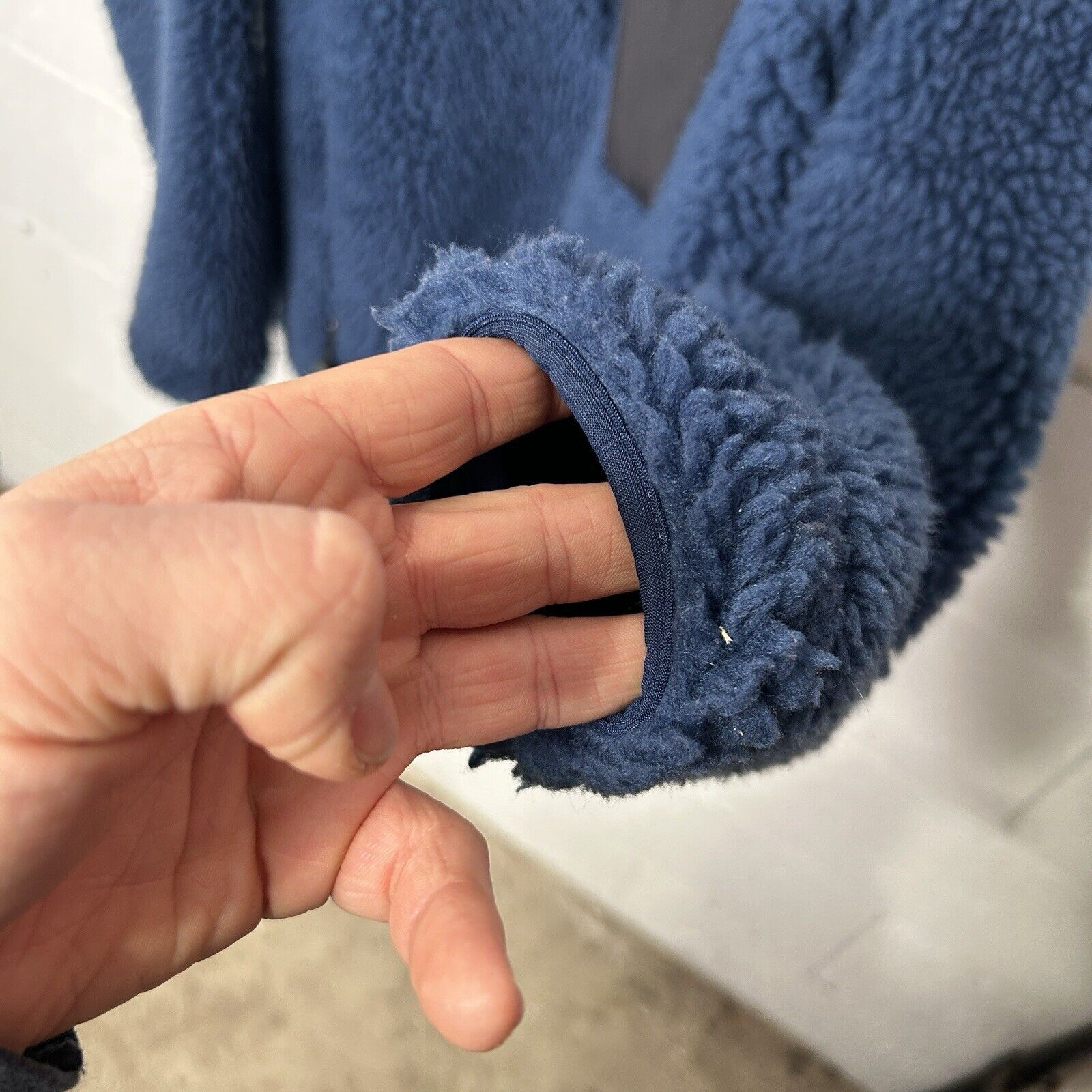 Patagonia Vintage Patagonia Retro X Deep Pile Fleece Jacket “Blue” Size US S / EU 44-46 / 1 - 11 Thumbnail