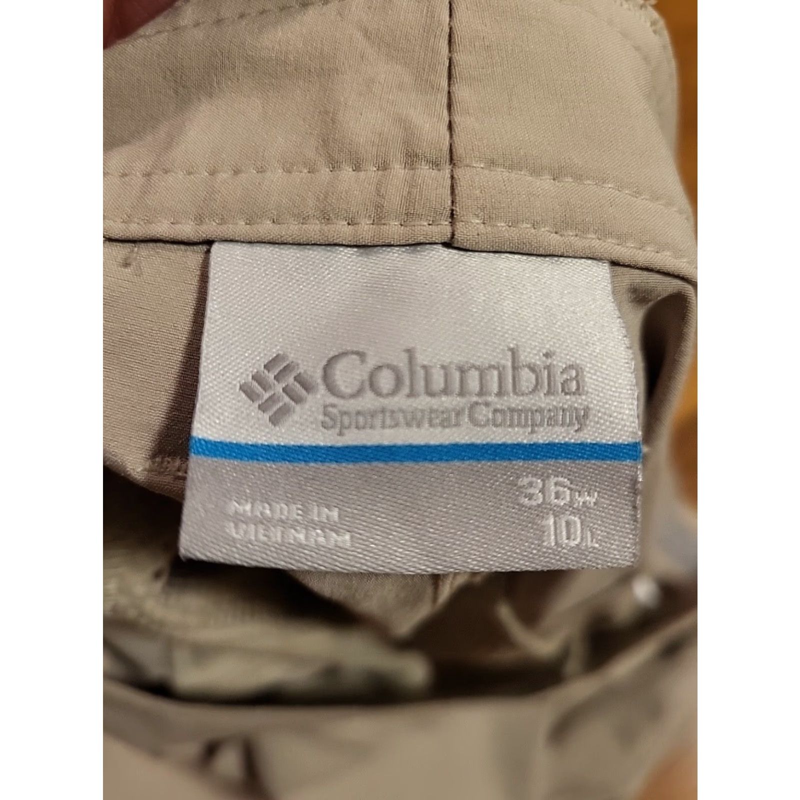 Vintage Columbia Beige Outdoor Shorts 36 Regular Men 10" Inseam Mint Condition Stretch Outdoors Size US 36 / EU 52 - 5 Thumbnail