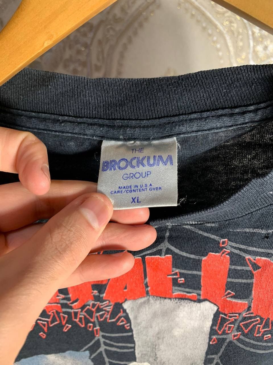 Brockum × Metallica × Vintage VERY RARE BROCKUM METALLICA 1992 DAMAGE INC ALL OVER PRINT Size US XL / EU 56 / 4 - 6 Thumbnail