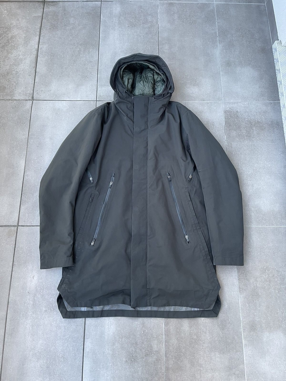 Krakatau FW19 Krakatau QM215 Planck Swamp Green Liner Parka Size US XL / EU 56 / 4 - 6 Thumbnail