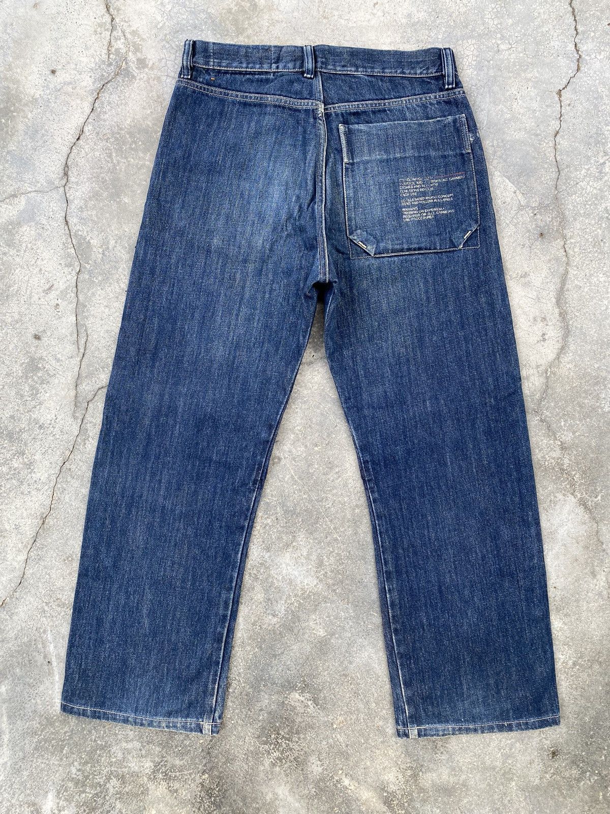 Diesel Vintage Y2k Diesel Distressed Denim Pants Size US 30 / EU 46 - 2 Thumbnail