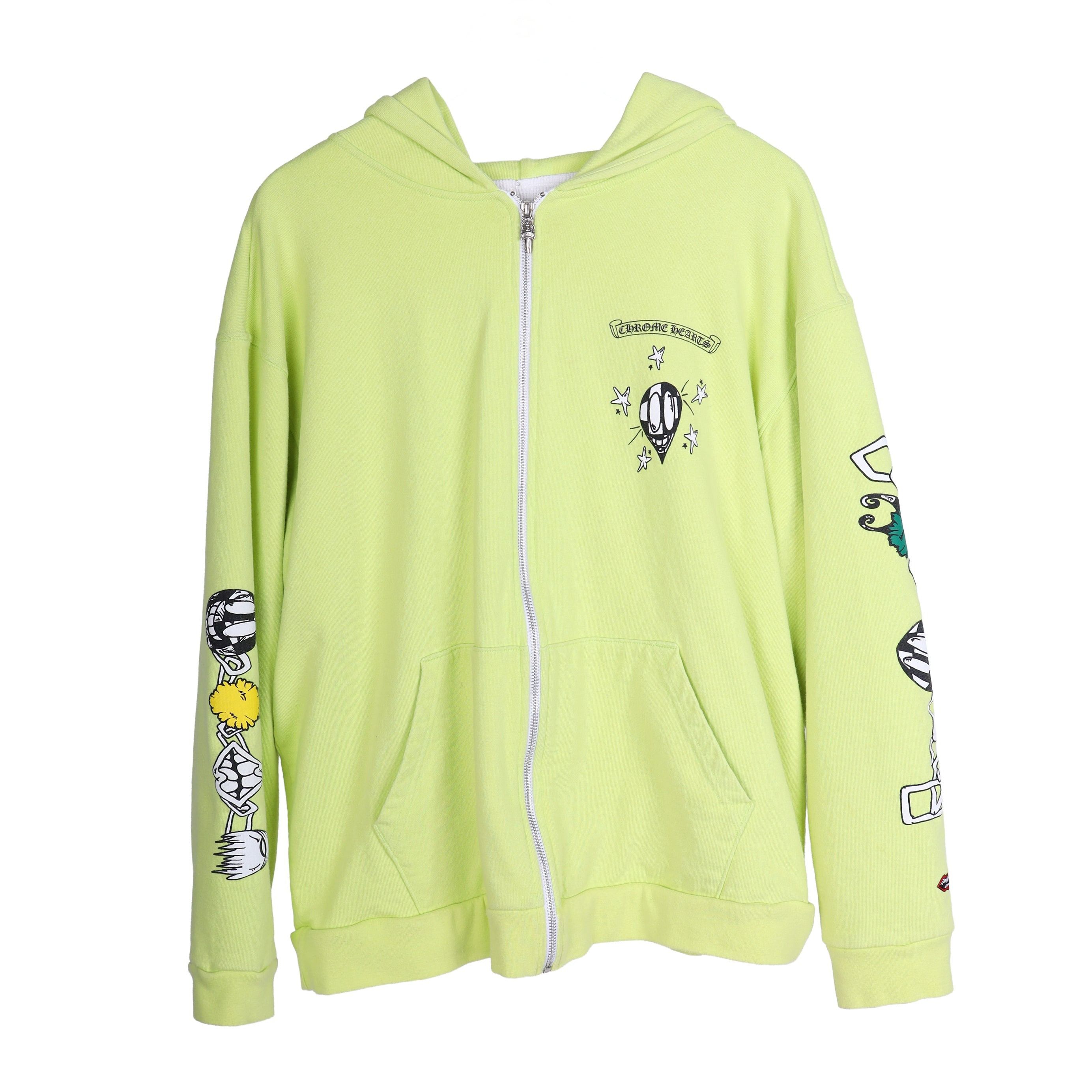 Chrome Hearts CHROME HEARTS X MATTY BOY LINK SLIME GREEN HOODIE Size US XXL / EU 58 / 5 - 2 Thumbnail