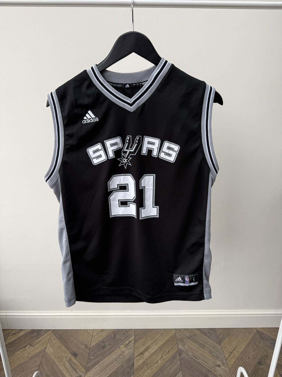Adidas Duncan San Antonio Spurs Adidas NBA jersey Kids Size US S / EU 44-46 / 1 - 2 Thumbnail