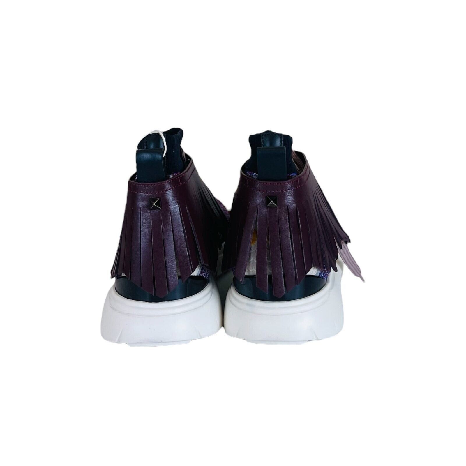 Valentino Valentino Men Trainers Knitted Rockstud Sneakers Size US 9 / EU 42 - 3 Thumbnail