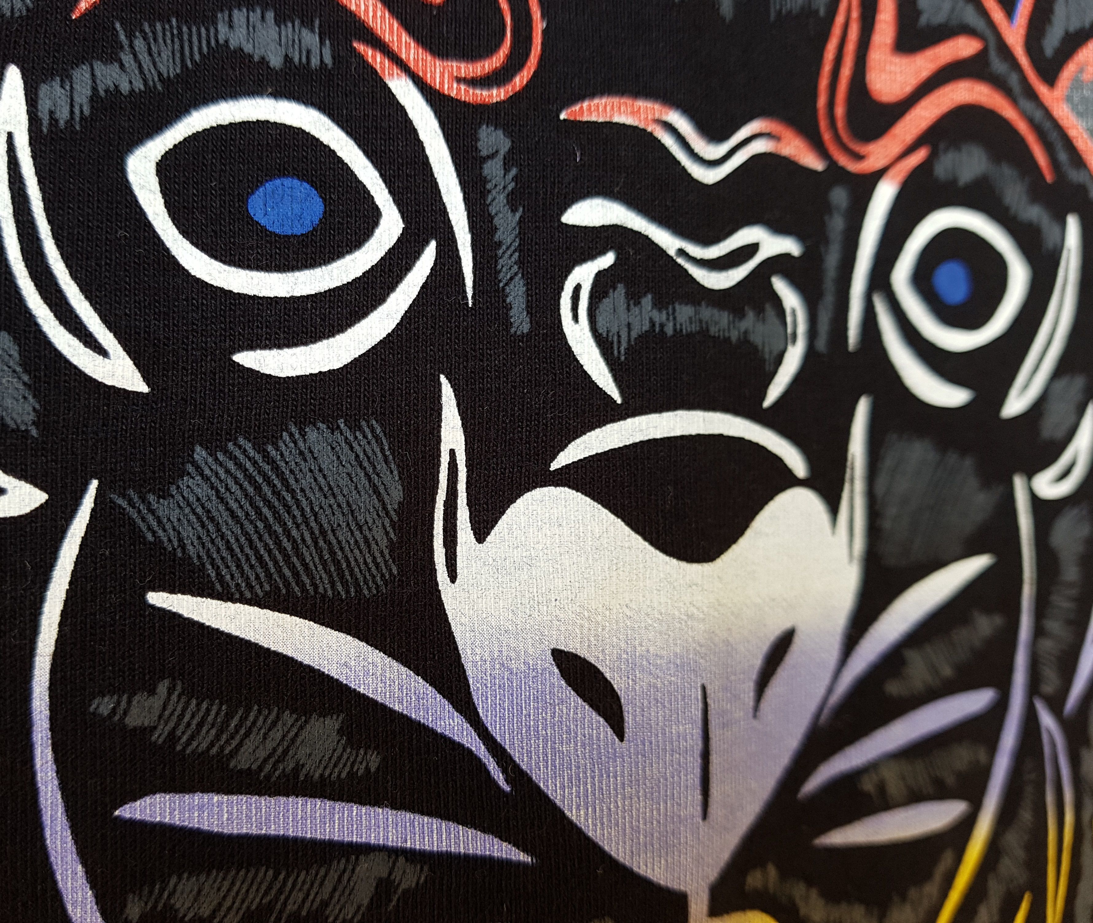 Kenzo Kenzo Multi-Coloured Tiger T-Shirt Tee Short Sleeve Size US S / EU 44-46 / 1 - 6 Thumbnail