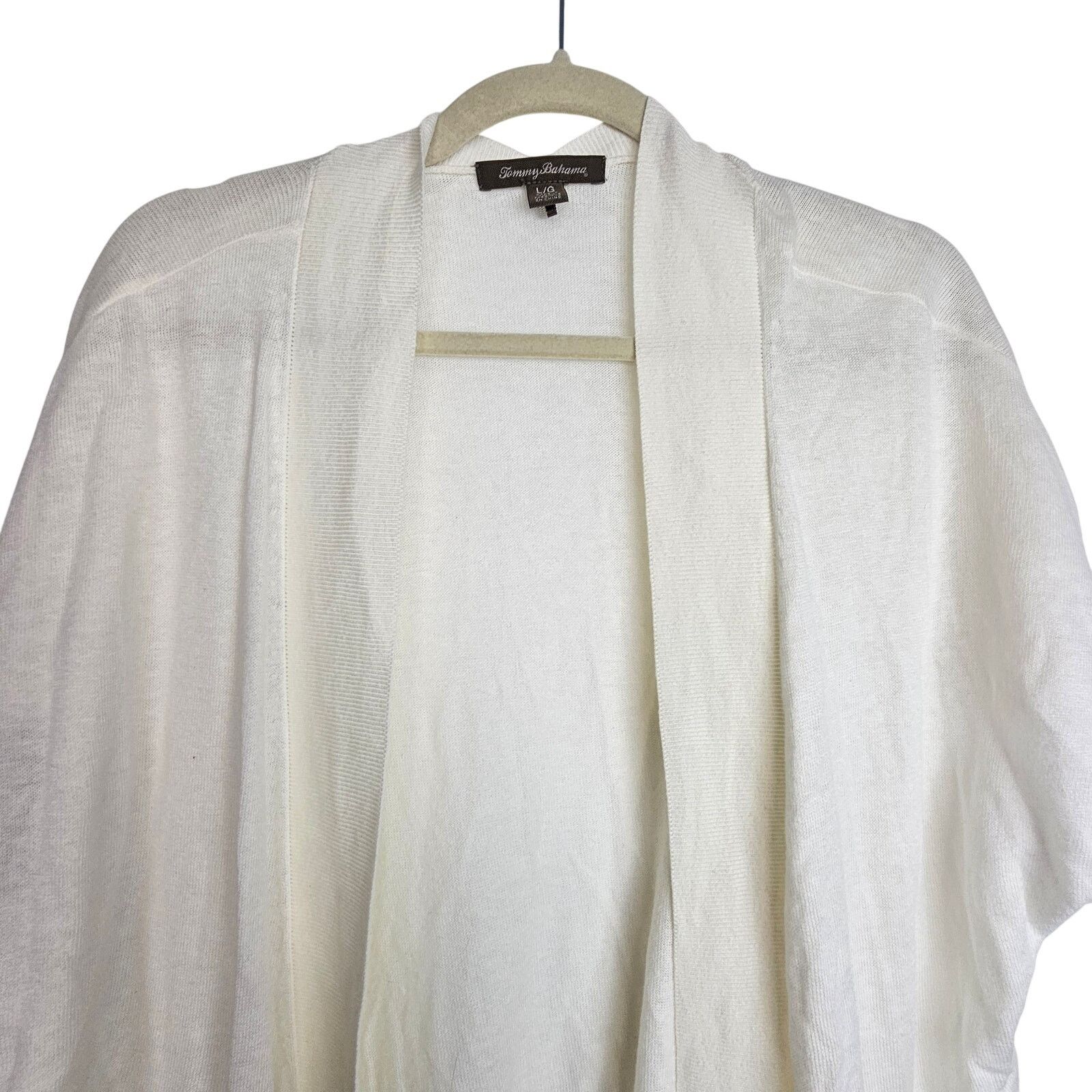 Tommy Bahama Tommy Bahama Womens Linen Cotton Cardigan Sweater L Coastal Size L / US 10 / IT 46 - 2 Thumbnail