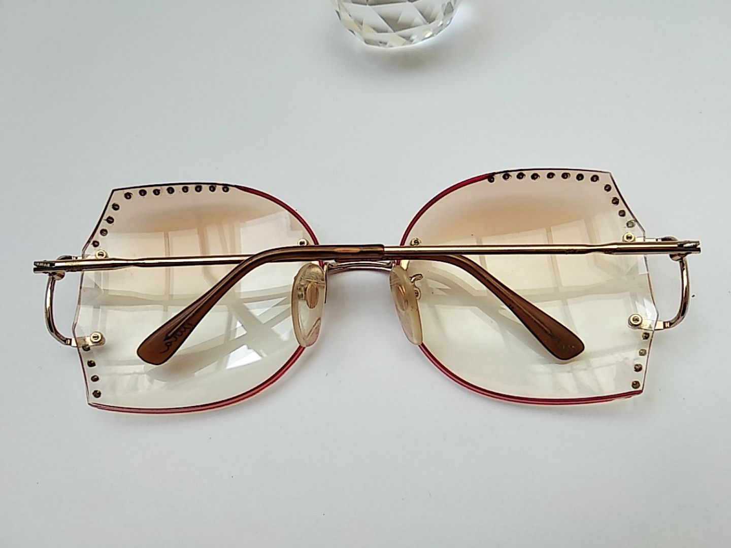 Vintage Vintage 80s TURA Mod 178 Diva Rimless Sunglasses Japan Size ONE SIZE - 5 Thumbnail