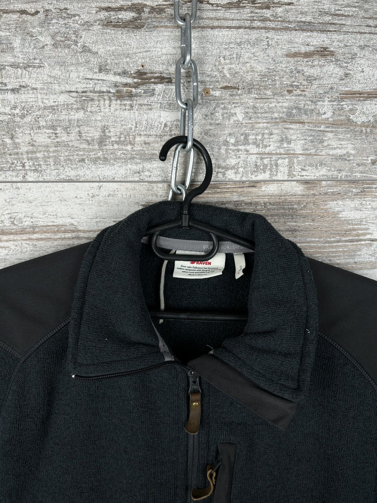 Fjallraven × Vintage Mens Vintage Fjallraven Buck Fleece Graphite outdoor life Size US S / EU 44-46 / 1 - 6 Thumbnail