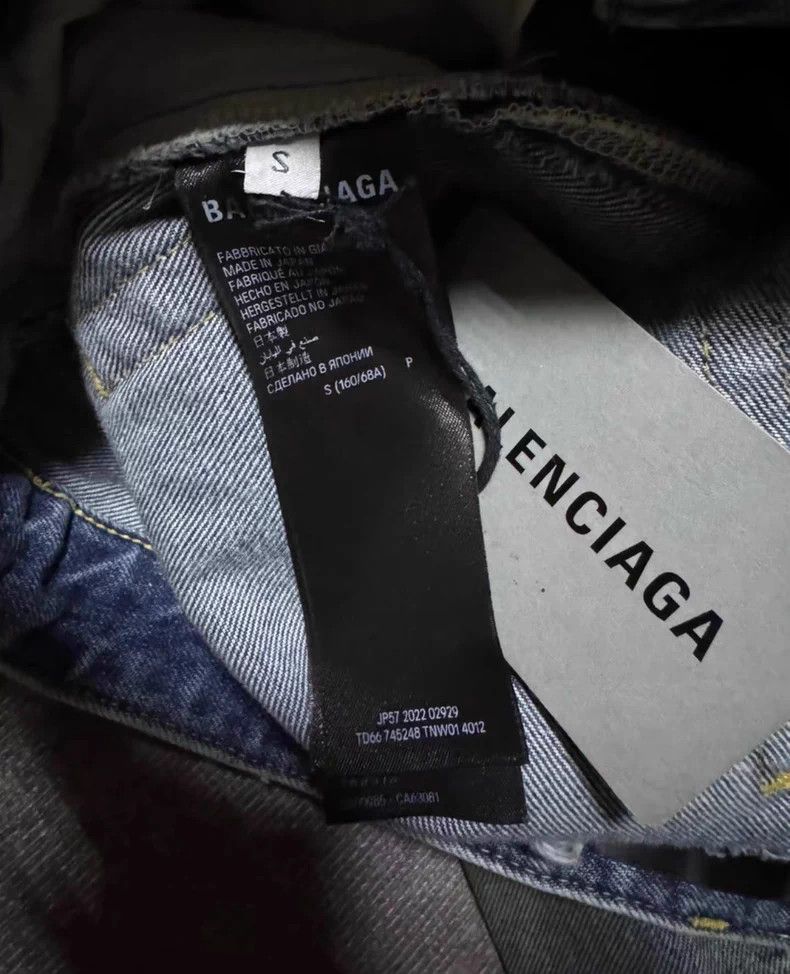 Balenciaga Balenciaga size S Blue Indigo Destroyed Jeans Size US 27 - 4 Thumbnail