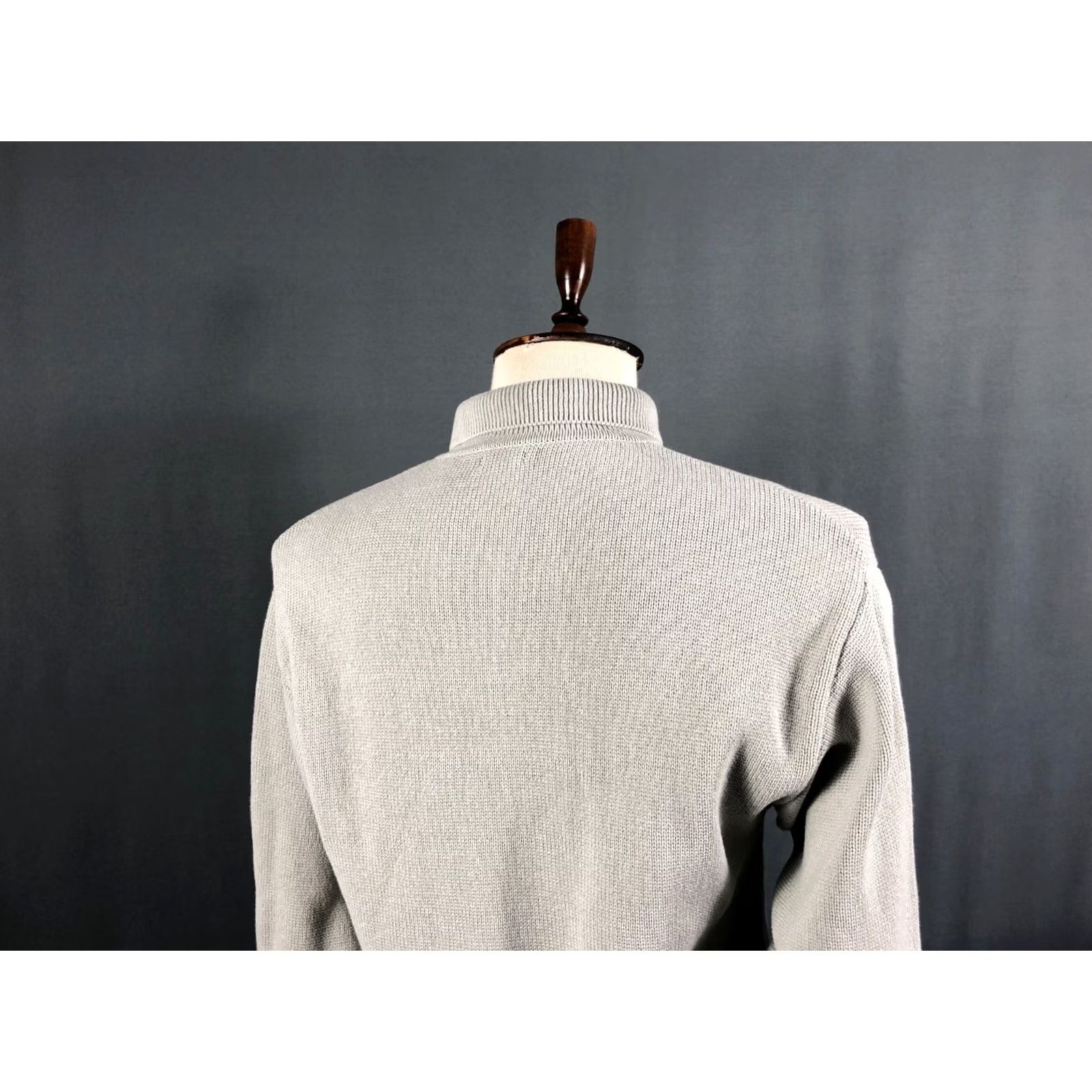 Vintage Barba Barba Napoli Knit Cardigan Cotton Men Gray M Size Cardigan Mens Knit Ribbed Collar Hem Cuffs Button Casual 90s Theme? Size US M / EU 48-50 / 2 - 5 Thumbnail