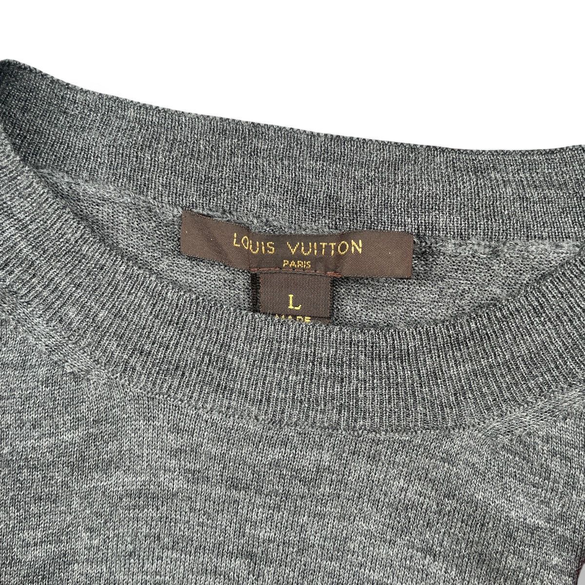 Louis Vuitton Louis Vuitton Vintage Trompe L'Oeil Pullover Cardigan Wool Size L / US 10 / IT 46 - 4 Thumbnail