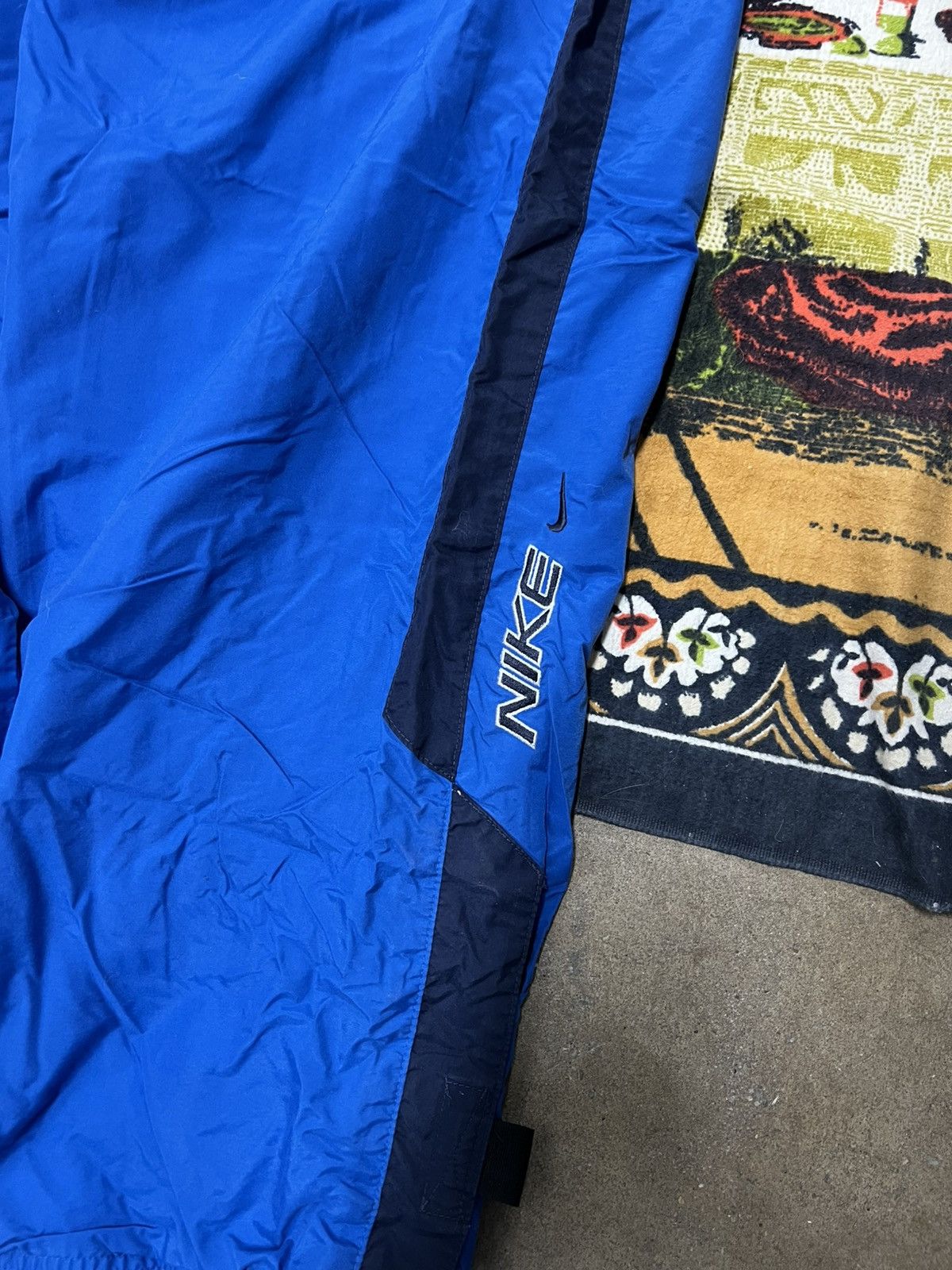 Nike Blue Nike track pants size large baggy skater sportswear y2k Size US 34 / EU 50 - 3 Thumbnail