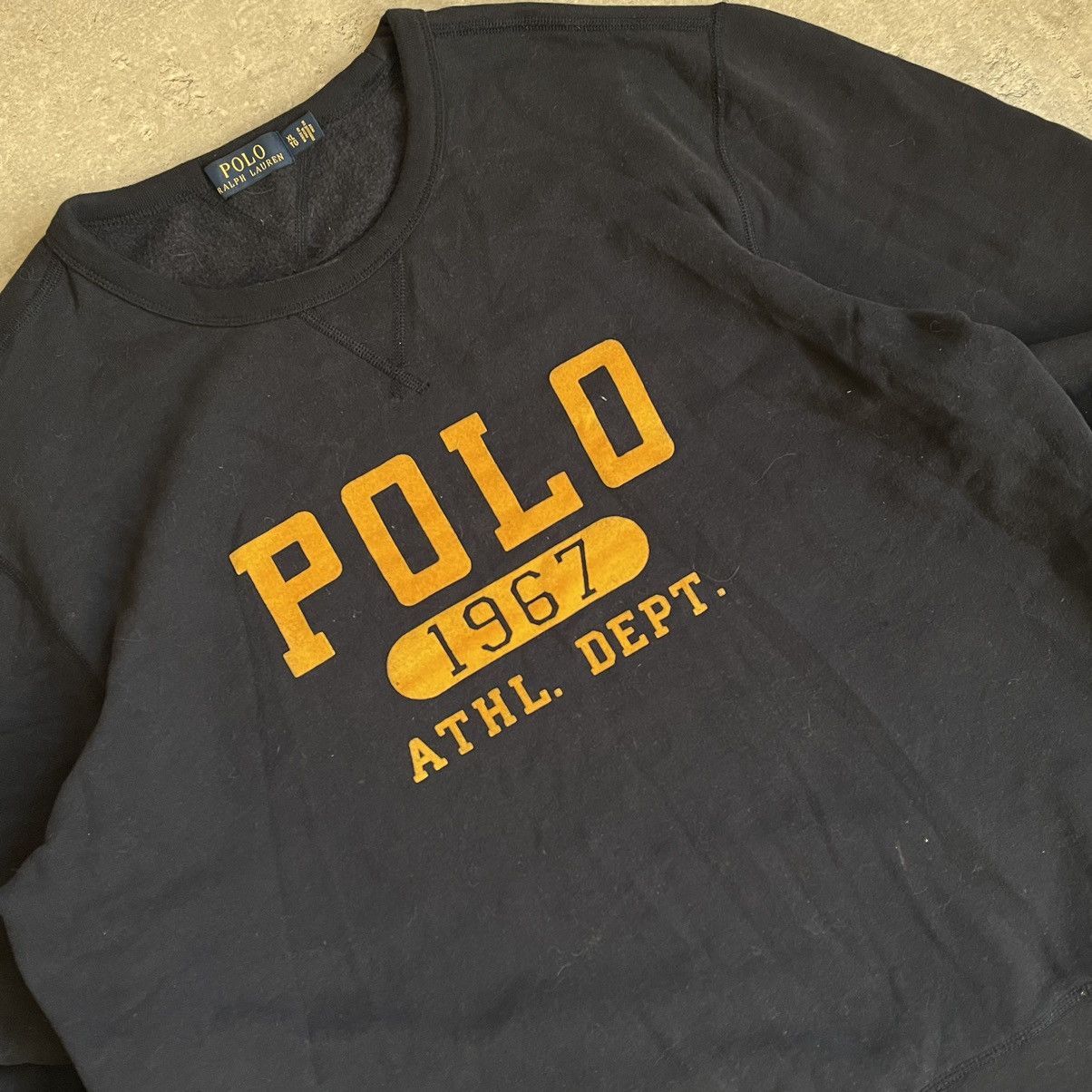 Polo Ralph Lauren × Ralph Lauren × Vintage Vintage Polo Ralph Lauren Athl.Dept Sweatshirt Size US XL / EU 56 / 4 - 2 Thumbnail