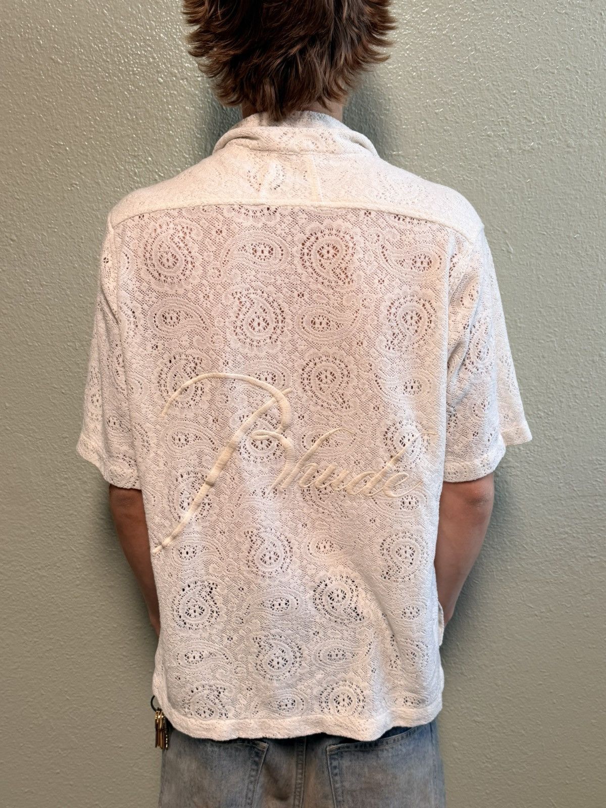 Vintage Rhude Button Up Size US XL / EU 56 / 4 - 2 Thumbnail