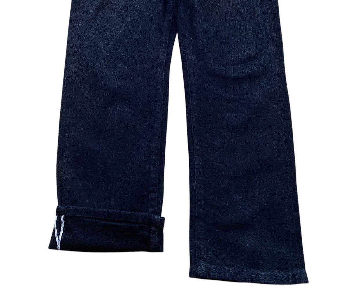 Uniqlo Uniqlo X Selvedge Black Wash Style Straight Leg Jeans Size US 36 / EU 52 - 5 Thumbnail