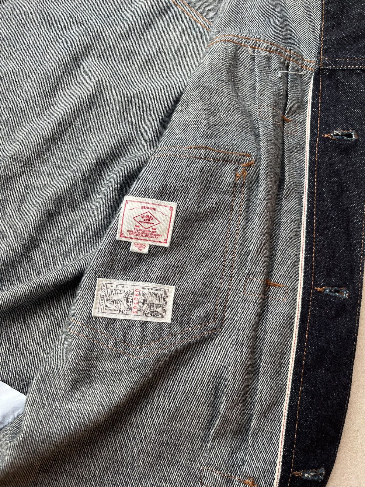 Japanese Brand United Garments Genuine U:Mei & Co Type 1 Selvedge Denim Size US M / EU 48-50 / 2 - 12 Thumbnail