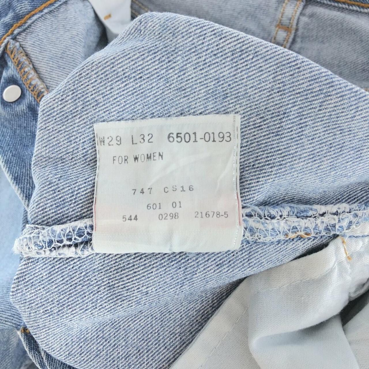 Levi's 90s Levi's 6501-0193 Straight Denim Pants Made in USA Size 28" / US 6 / IT 42 - 4 Thumbnail