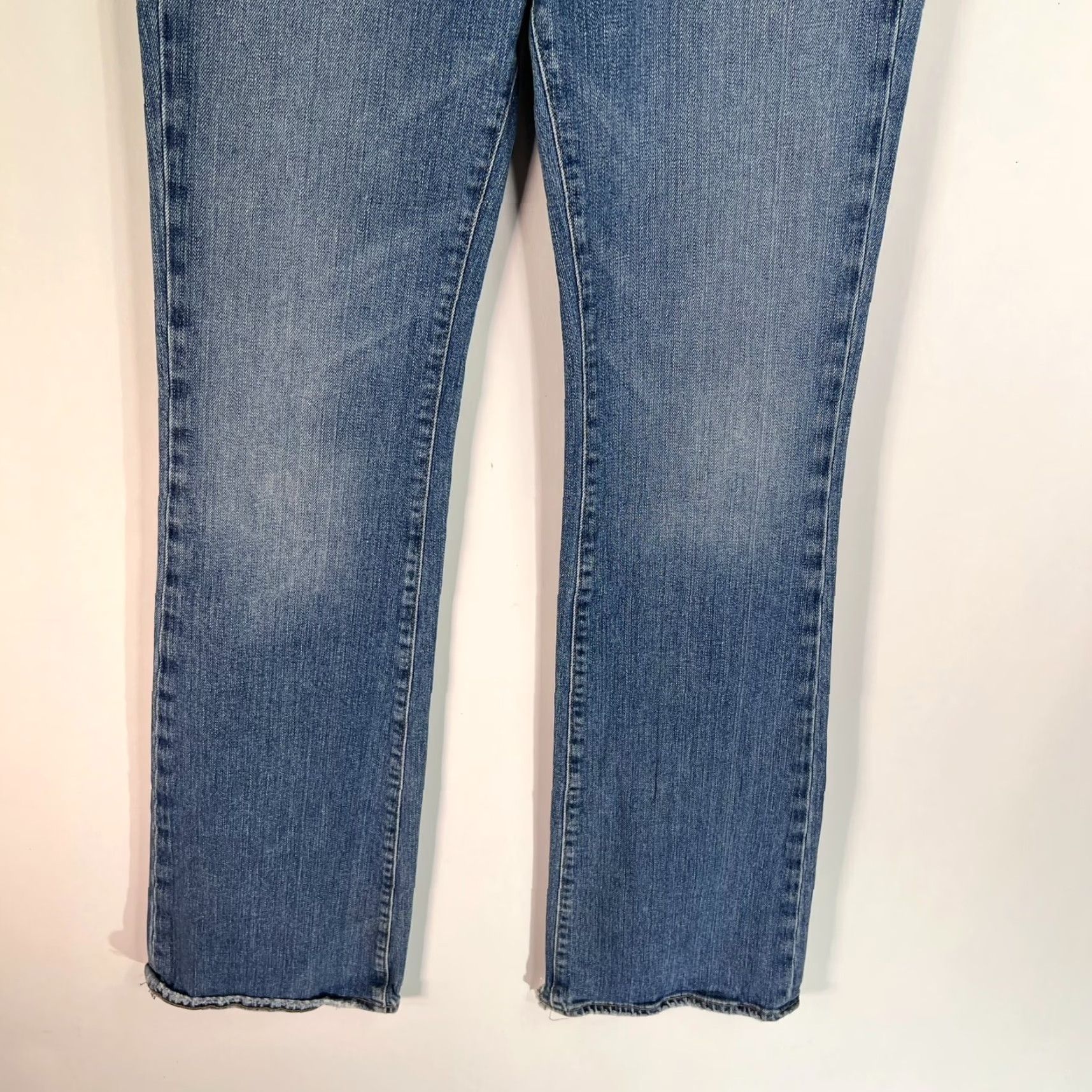 Paige Vintage Paige Hollywood Hills Women's Denim Jeans Size 29 Blue Bootcut 30x33 US Size 29" - 3 Thumbnail