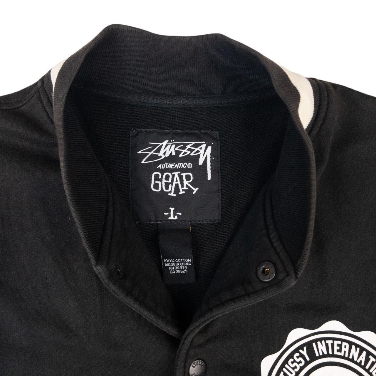 Stussy Vintage Stussy Varsity Sweatshirt Jacket Size L Size US L / EU 52-54 / 3 - 3 Thumbnail