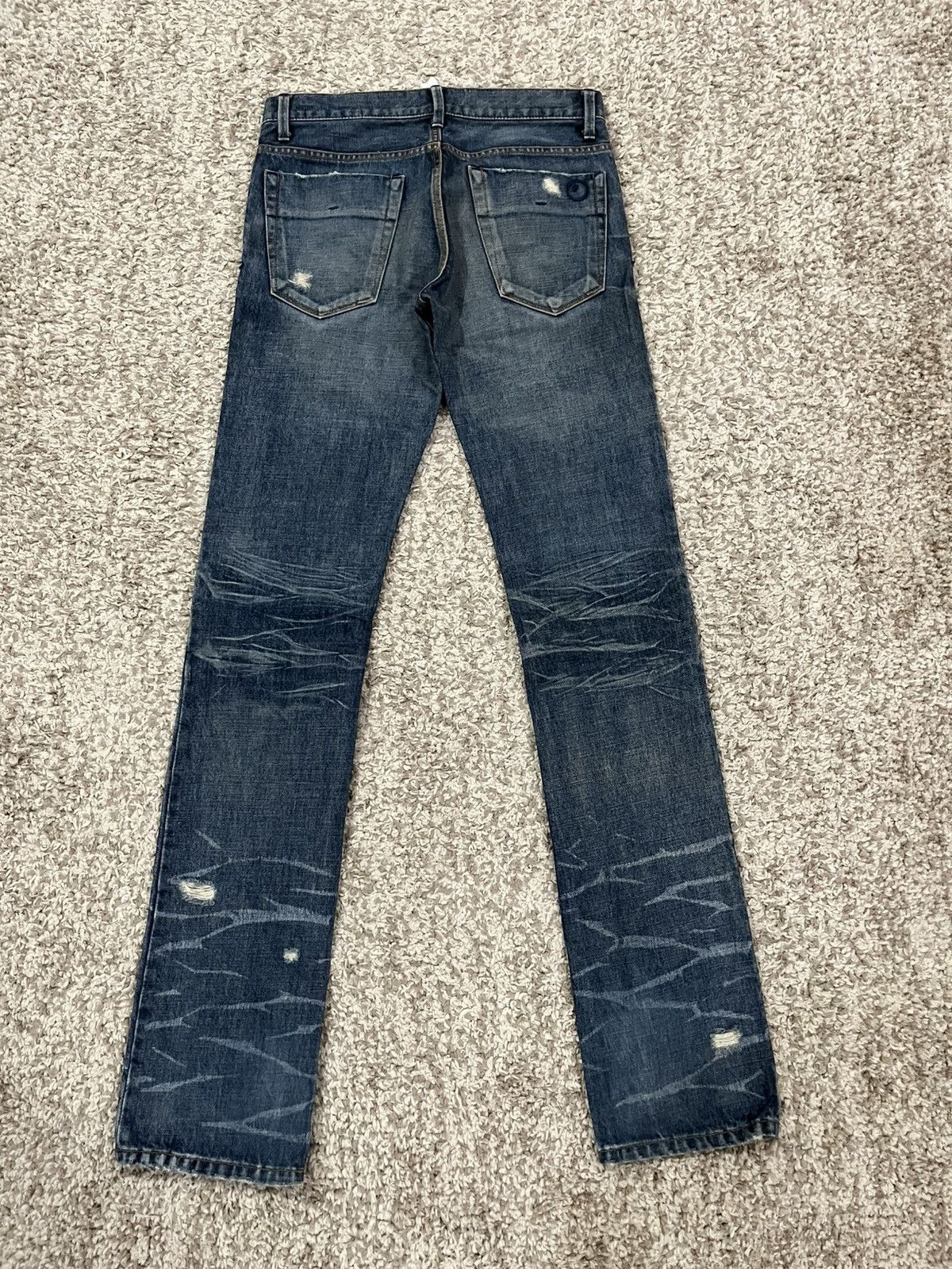 If Six Was Nine 🔥🔥 LUI’S JAPAN SKINNY PUNK DISTRESSED JEANS Size US 30 / EU 46 - 8 Thumbnail