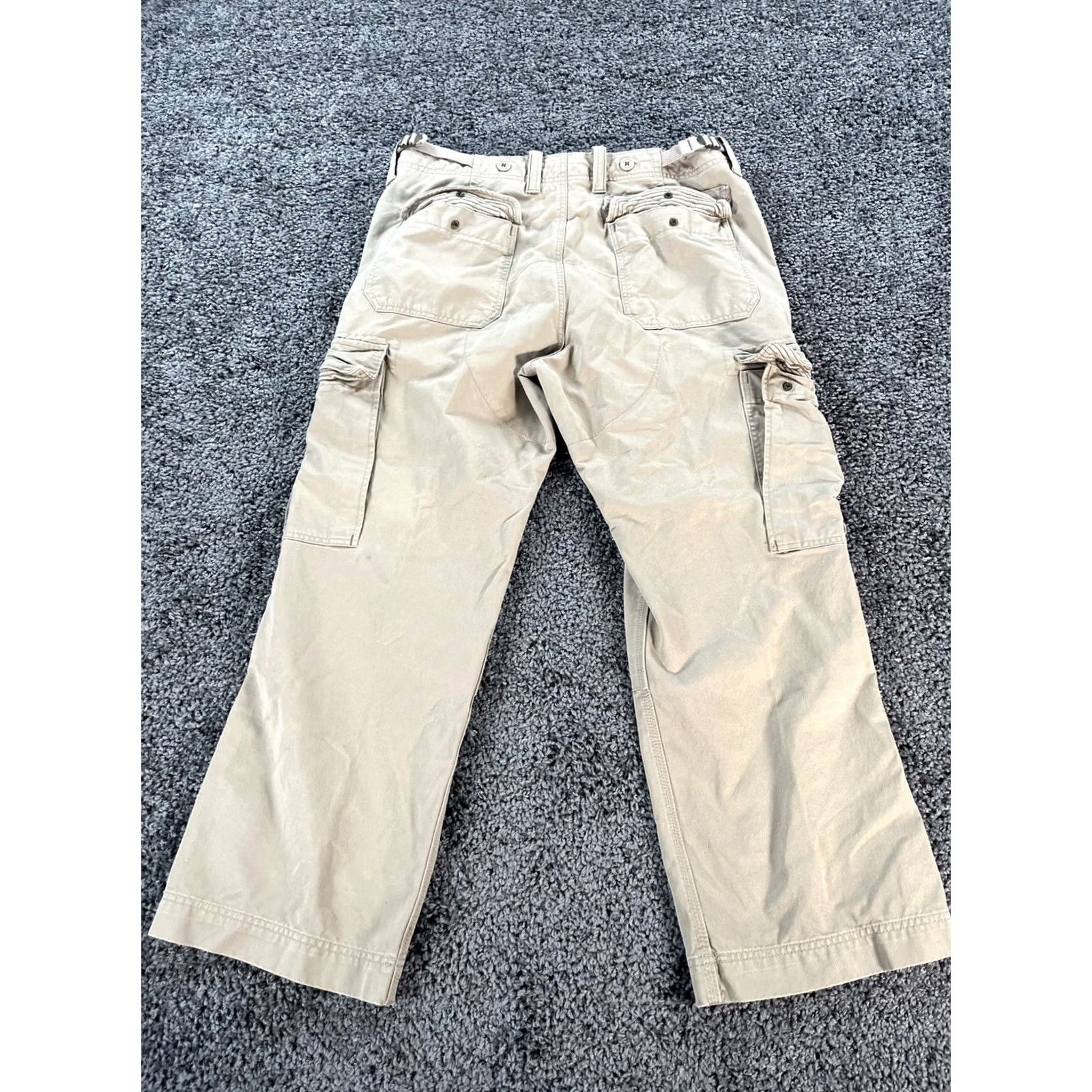 Gap Vintage Gap Cargo Y2K Baggy Military Beige Big Pockets 00s Wide Pants Mens 40x30 Size US 40 / EU 56 - 7 Thumbnail